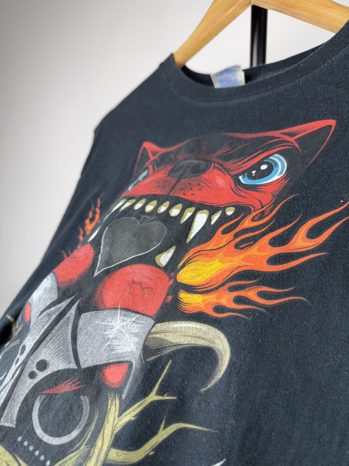 Band Tees 00s Download Festival Dog Skull Lineup Graphic T-Shirt Size US M / EU 48-50 / 2 - 9 Thumbnail
