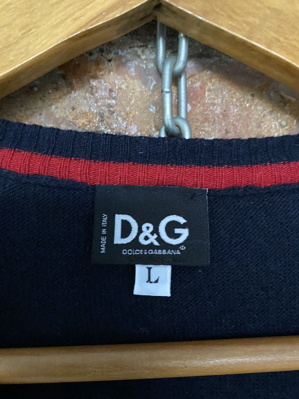 Dolce & Gabbana D&G knit unsquare Ortega wool Size US L / EU 52-54 / 3 - 9 Thumbnail