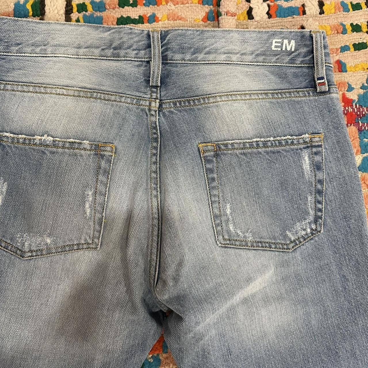 Etienne Aigner Vintage Etienne Marcel light/medium wash ripped denim jeans Size 27" / US 4 / IT 40 - 3 Thumbnail