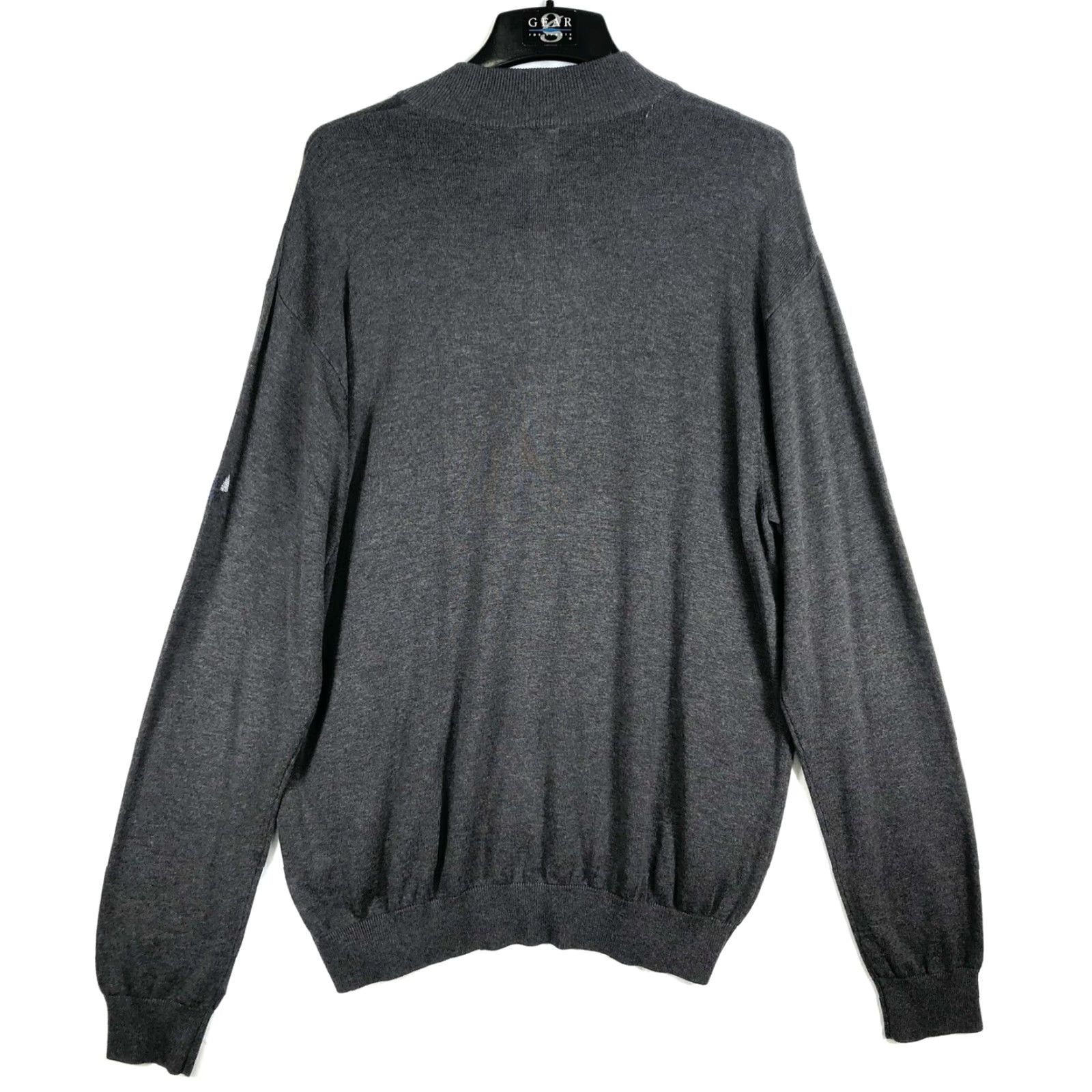Vintage Greg Norman Sweater Adult XL Gray Pullover 1/4 Zip Golf GRAND GENEVA BT23 Size US XL / EU 56 / 4 - 5 Thumbnail