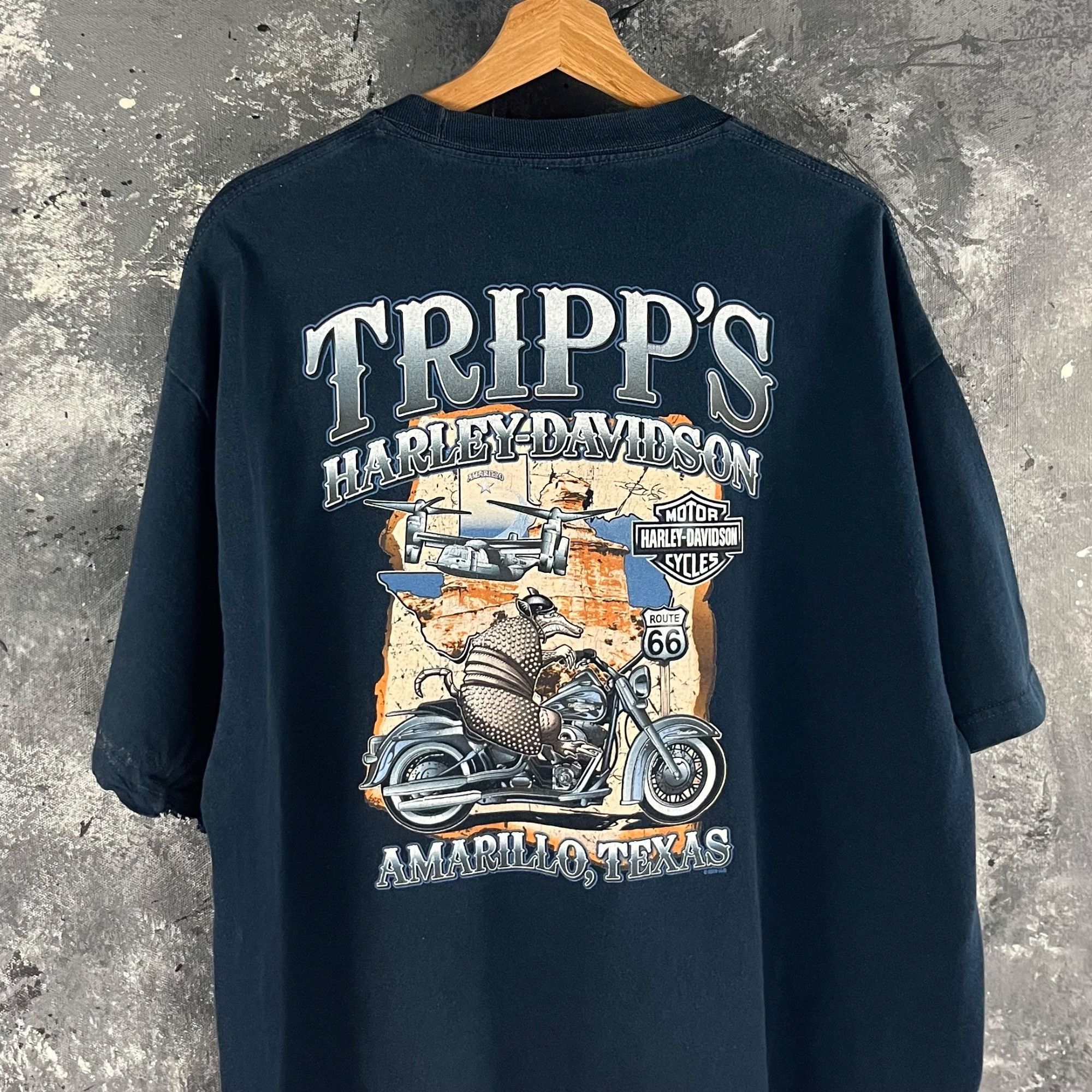 Harley Davidson × Vintage Vintage Y2K Harley Davidson shirt Size US XL / EU 56 / 4 - 4 Thumbnail