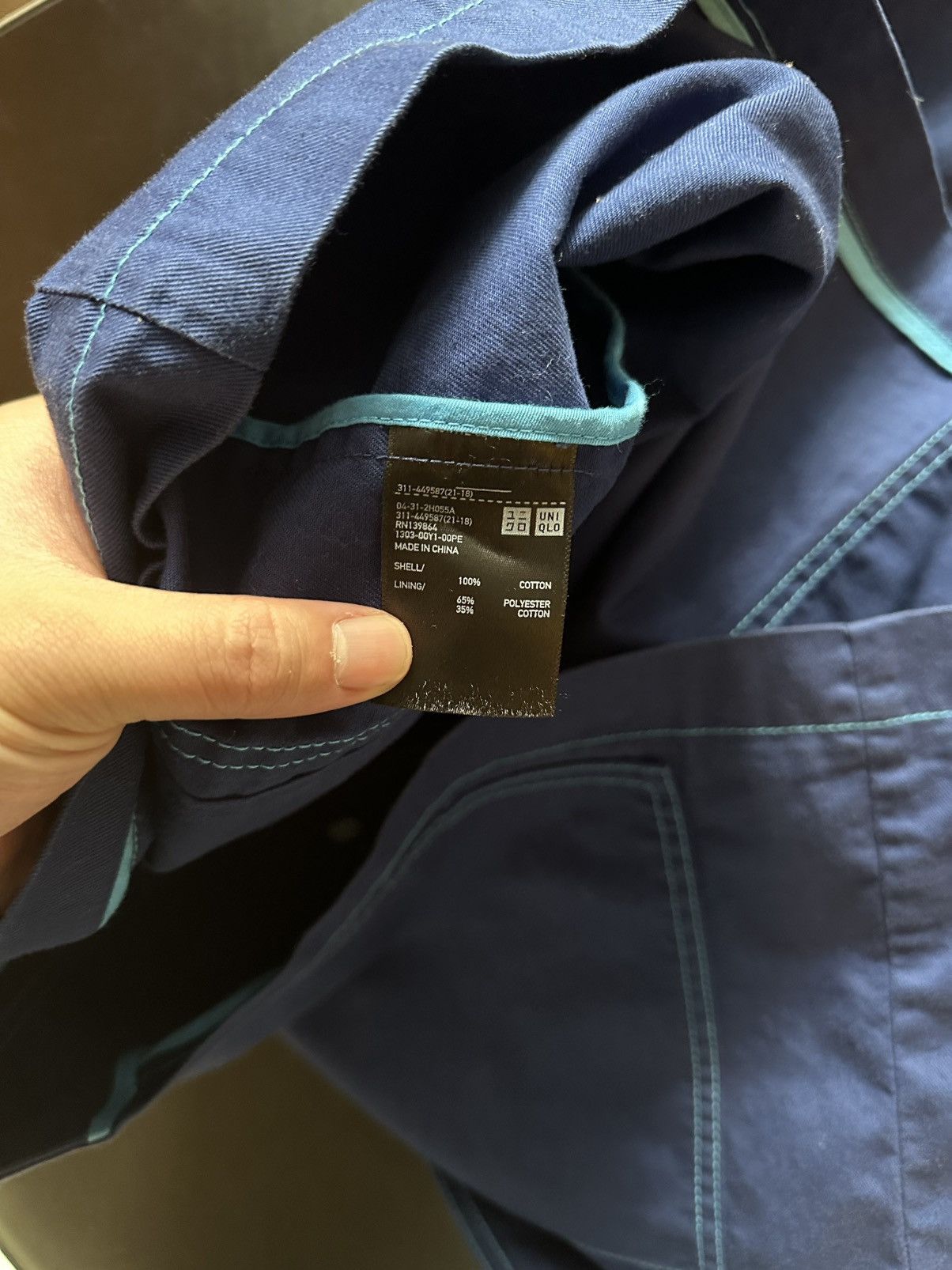 Marni × Uniqlo RARE MARNI X UNIQLO BLUE CHORE JACKET Size US L / EU 52-54 / 3 - 9 Thumbnail