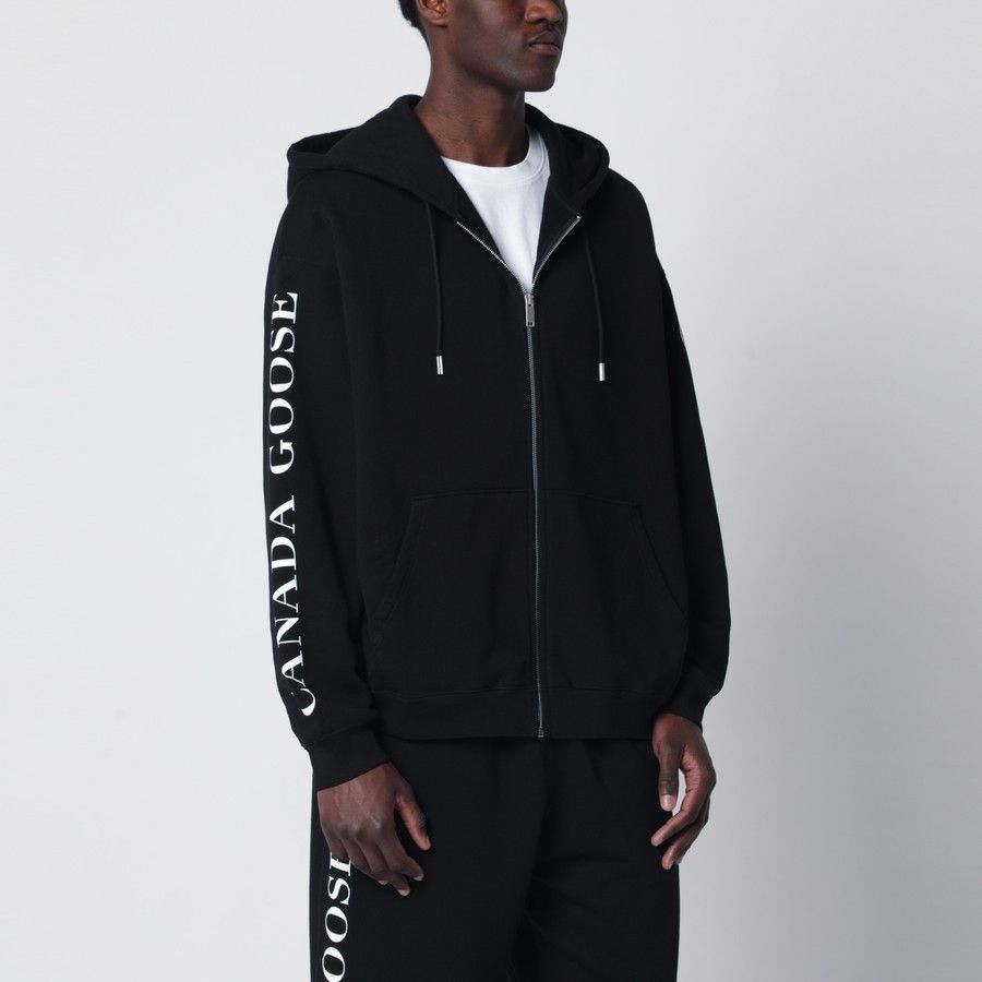 o1d2blof0226 Zip-up Sweatshirt With Logo in Black