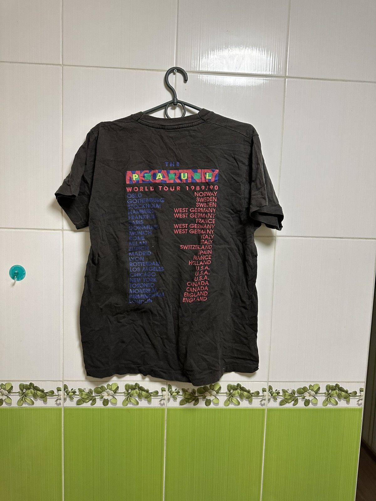 Band Tees VTG Paul McCartney World Tour 1989 / 90 T-Shirt Graphic Tee Size US M / EU 48-50 / 2 - 6 Thumbnail