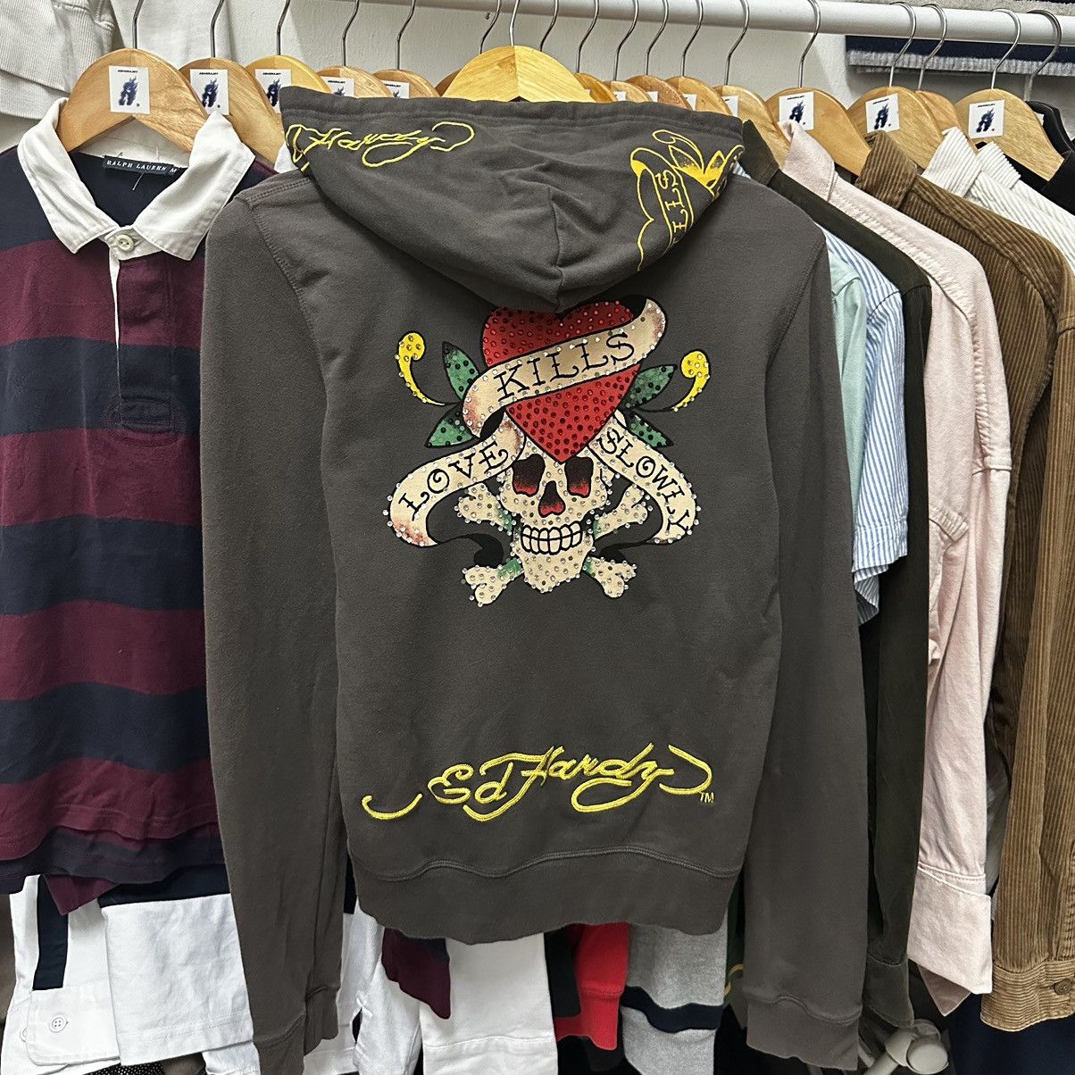 Ed Hardy Ed Hardy Zip Up Hoodie Size S / US 4 / IT 40 - 1 Thumbnail