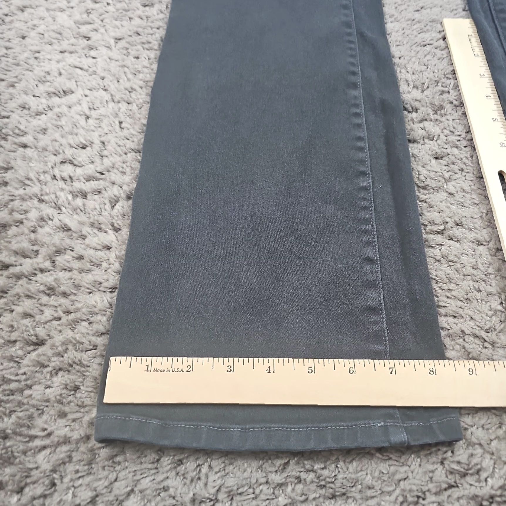 NYDJ NYDJ Jeans Womens 8P Gray Bootcut Mid Rise Stretch USA 27x29 Billie Size 30" / US 8 / IT 44 - 7 Thumbnail
