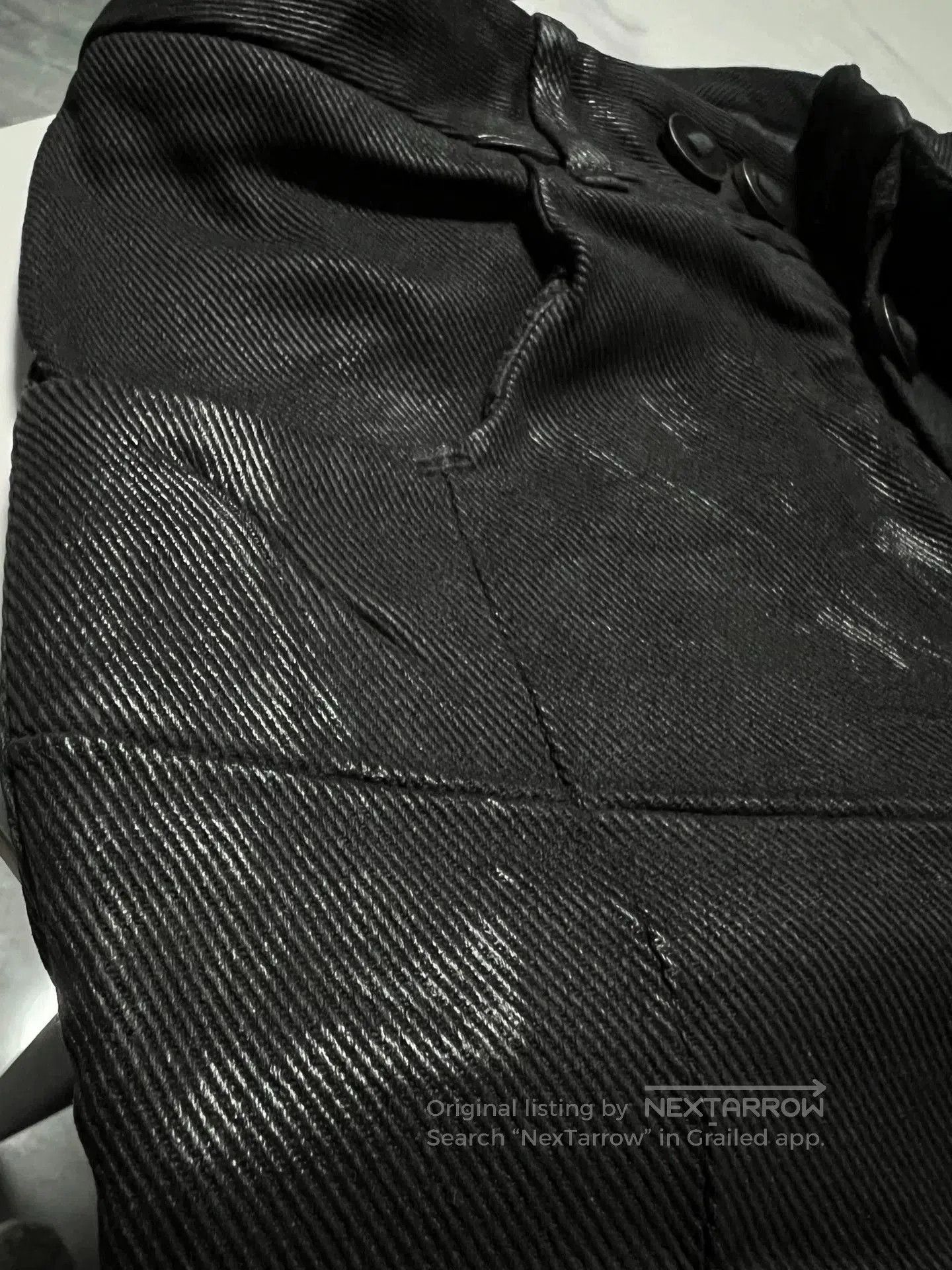Boris Bidjan Saberi Boris Bidjan Saberi Coated Shorts. Size US 26 / EU 42 - 3 Thumbnail