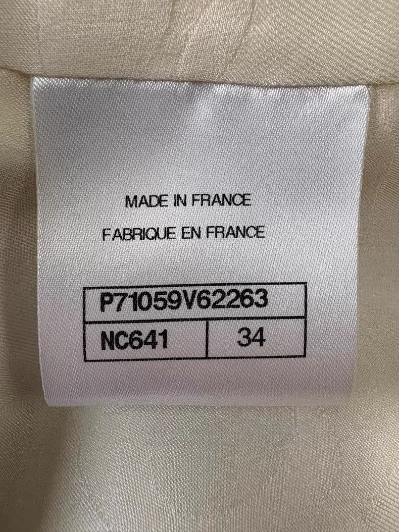 Chanel Chanel 21A Castle Series White Four-pocket Single-breasted Size XXS / US 00 / IT 34 - 7 Thumbnail