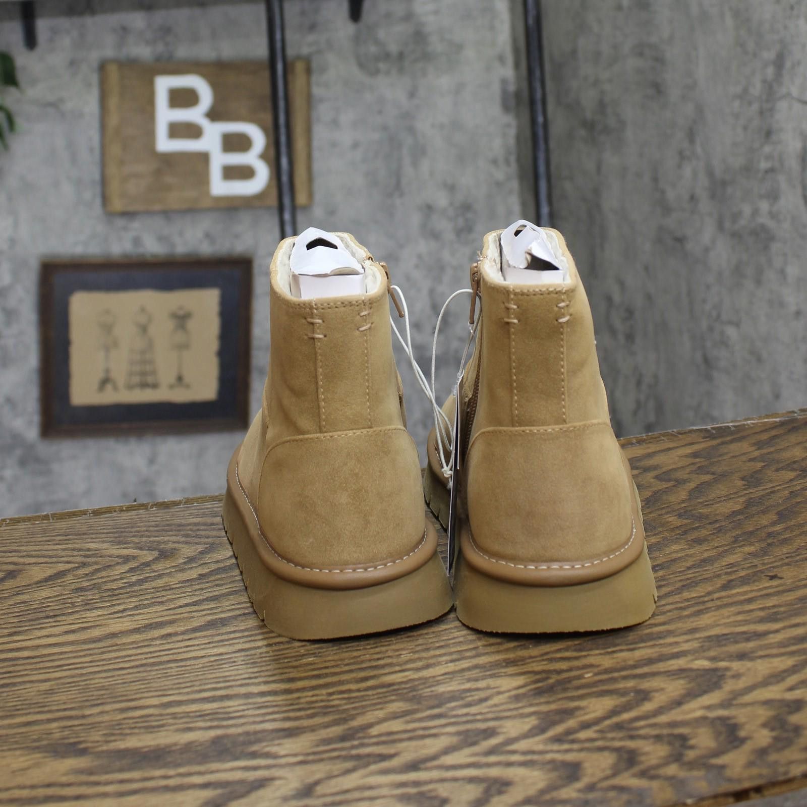 Other Nwt Universal Thread Suede Booties 91791701 Tan Brown 8m Size US 8 / IT 38 - 4 Thumbnail