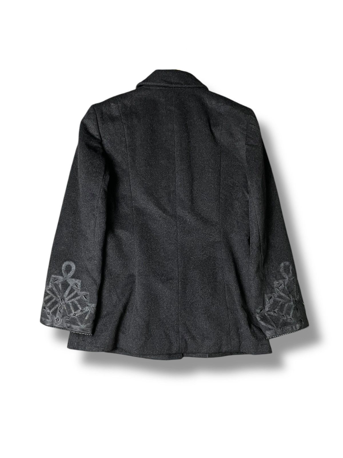Designer × Louis Feraud × Vintage Louis Feraud Paris Wool Coat (56) Size US XXS / EU 40 - 3 Thumbnail