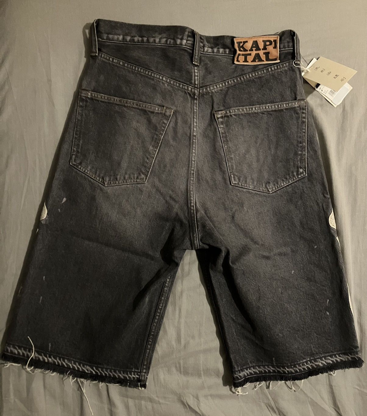 Kapital Kapital 14oz Denim 5P Bone Shorts 32 Size US 32 / EU 48 - 2 Thumbnail