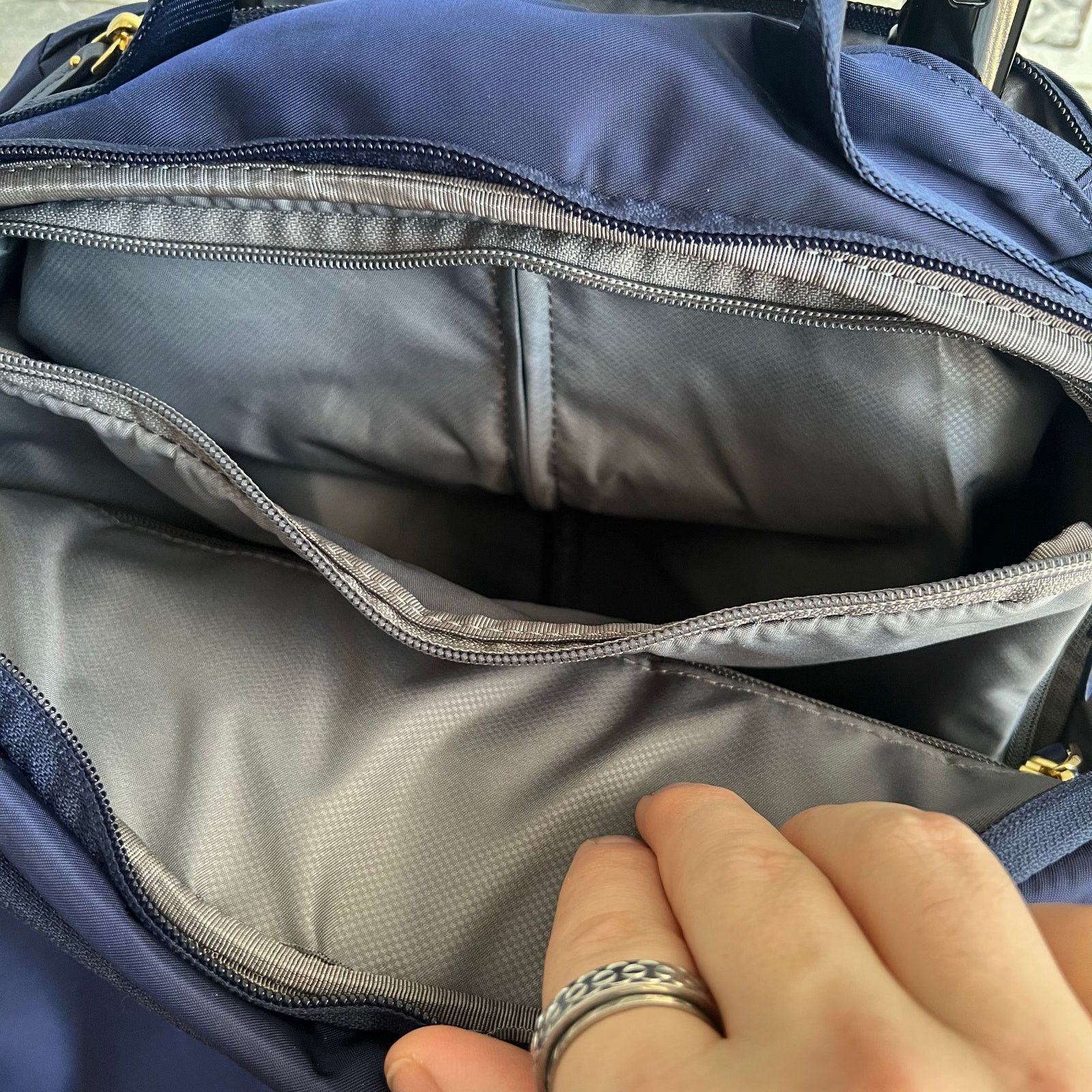 Tumi Tumi Oslo Voyageur Blue Compact Carry Spinner Suitcase Size ONE SIZE - 13 Thumbnail