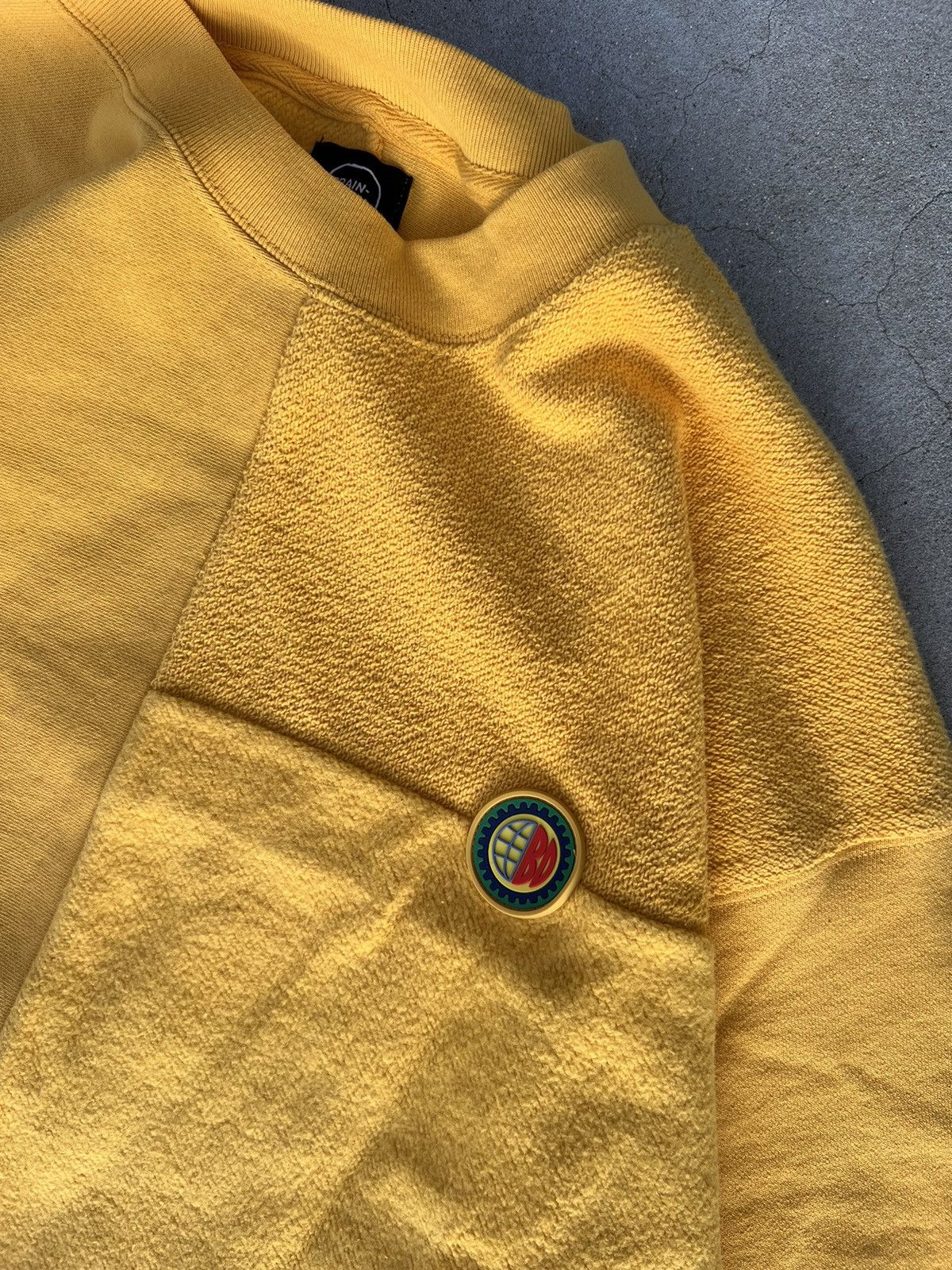 Brain Dead Brain Dead Yellow Sweatshirt Reverse Fleece Size US S / EU 44-46 / 1 - 5 Thumbnail