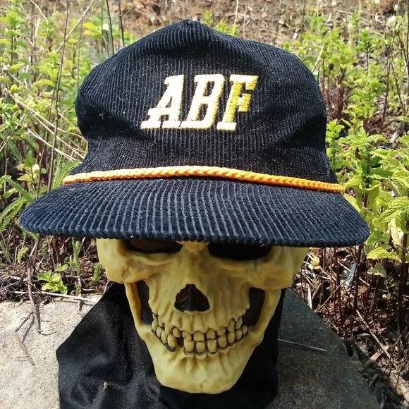 Vintage DS Vintage ABF Freight Rope Corduroy Snap Back Hat Cap Size ONE SIZE - 1 Thumbnail