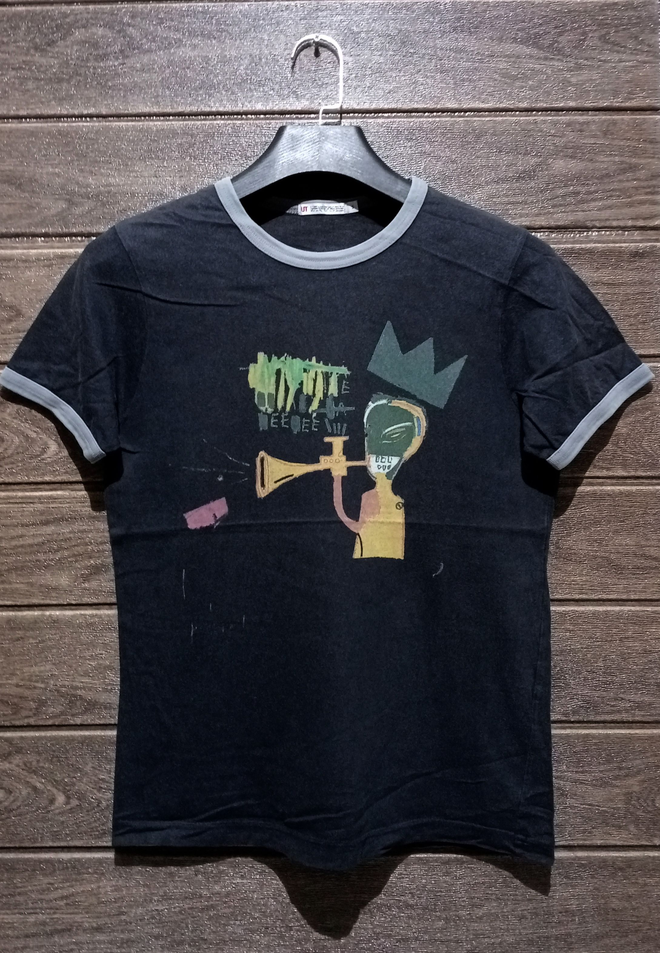 Jean-Michel Basquiat Jean-Michel Basquiat Pop Art Artwork Uniqlo RingerTee Size US S / EU 44-46 / 1 - 1 Thumbnail