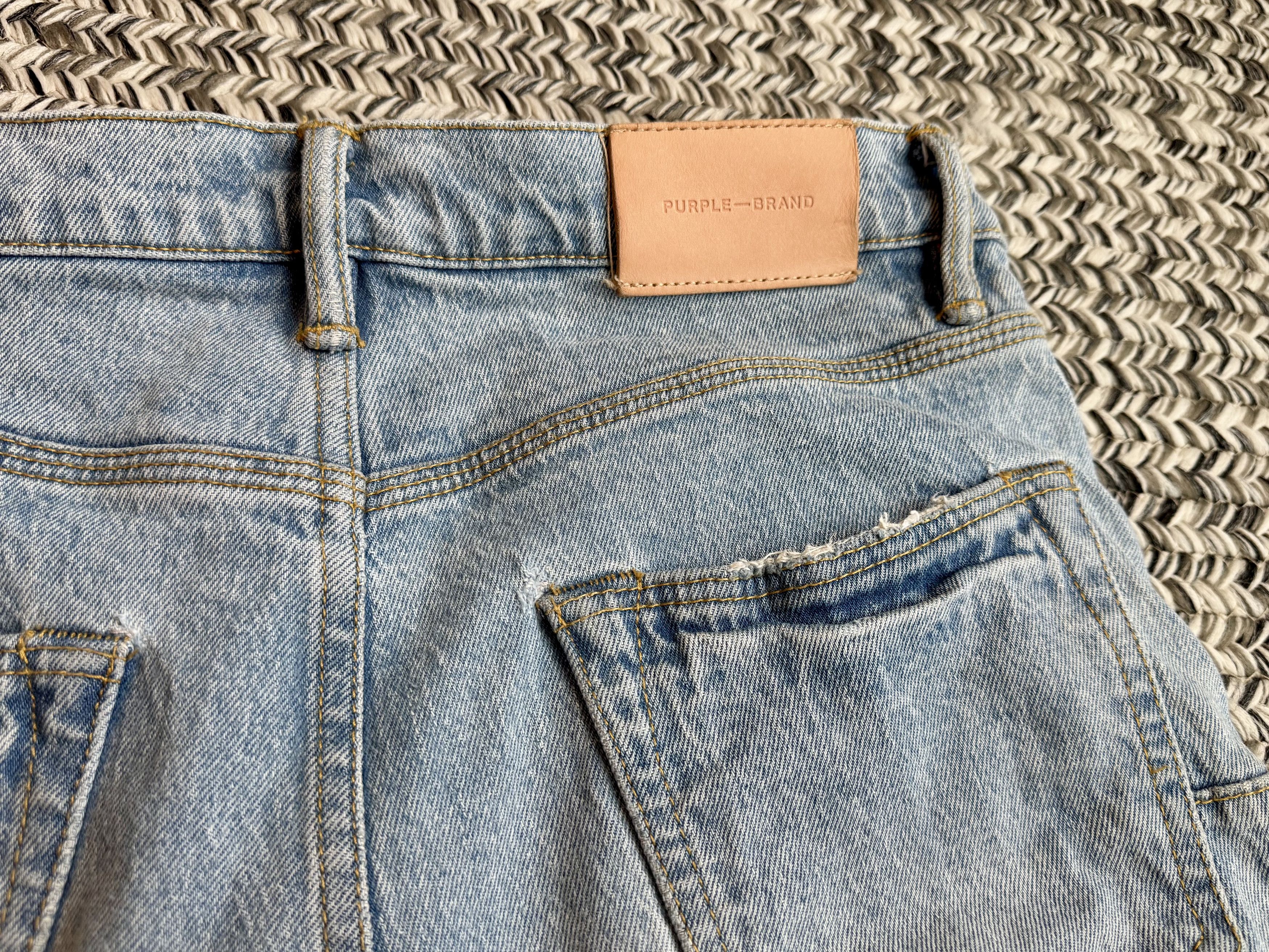 Purple Brand Purple Brand p005 Subtle Dirty Light Indigo denim Size US 30 / EU 46 - 4 Thumbnail