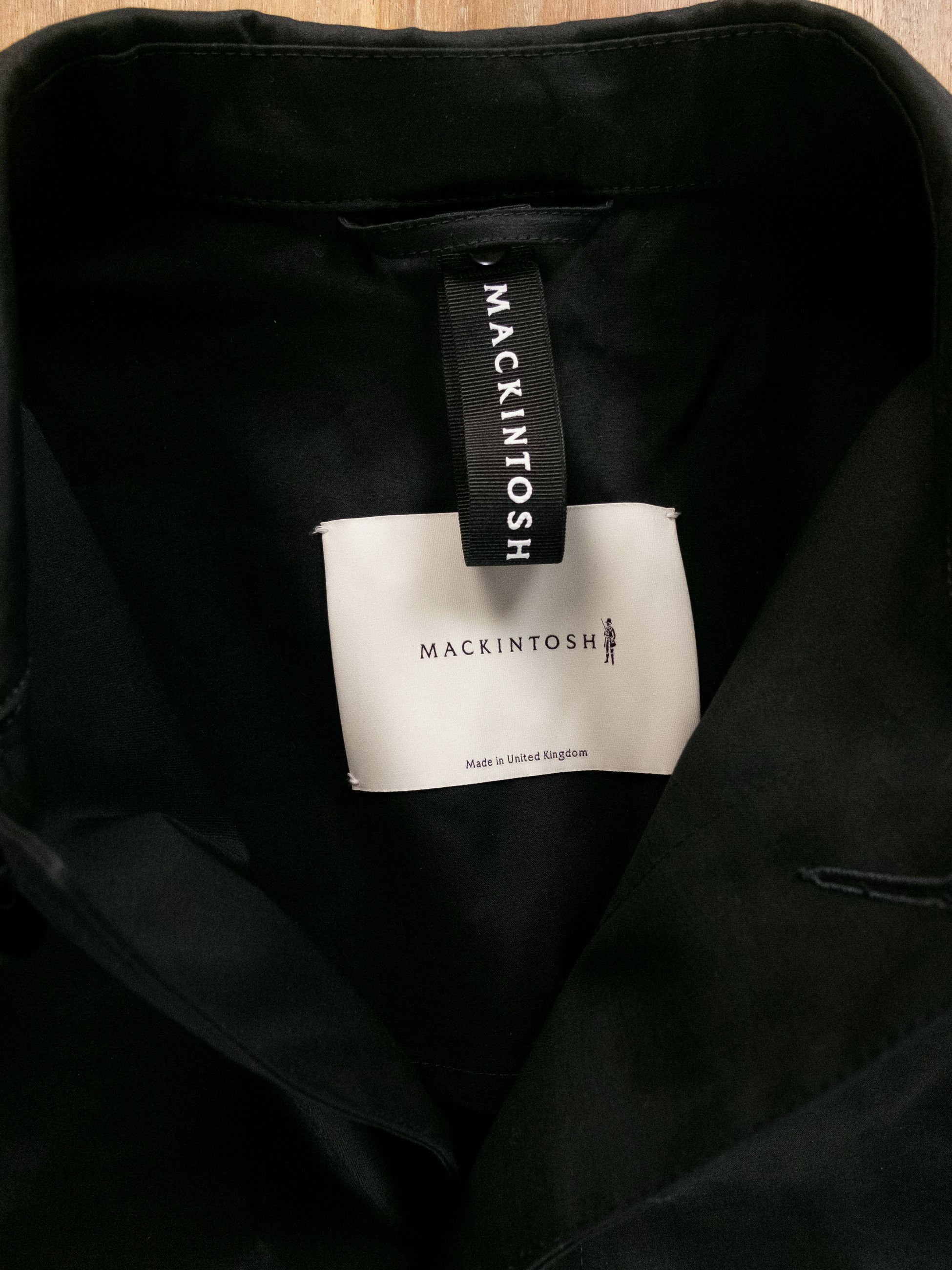 Mackintosh MACKINTOSH Manchester black regular fit cotton coat Size US M / EU 48-50 / 2 - 5 Thumbnail