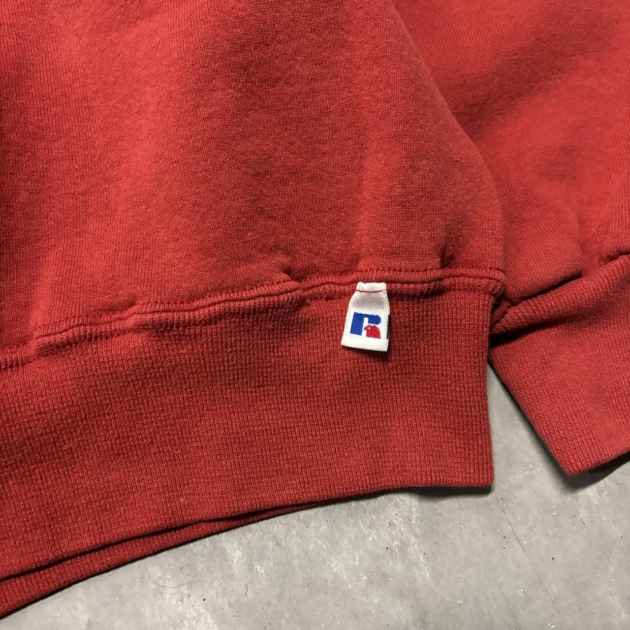 Russell Athletic × Vintage Crazy Vintage 90s Red Russell Athletic Essential Crewneck! Size US XL / EU 56 / 4 - 6 Thumbnail