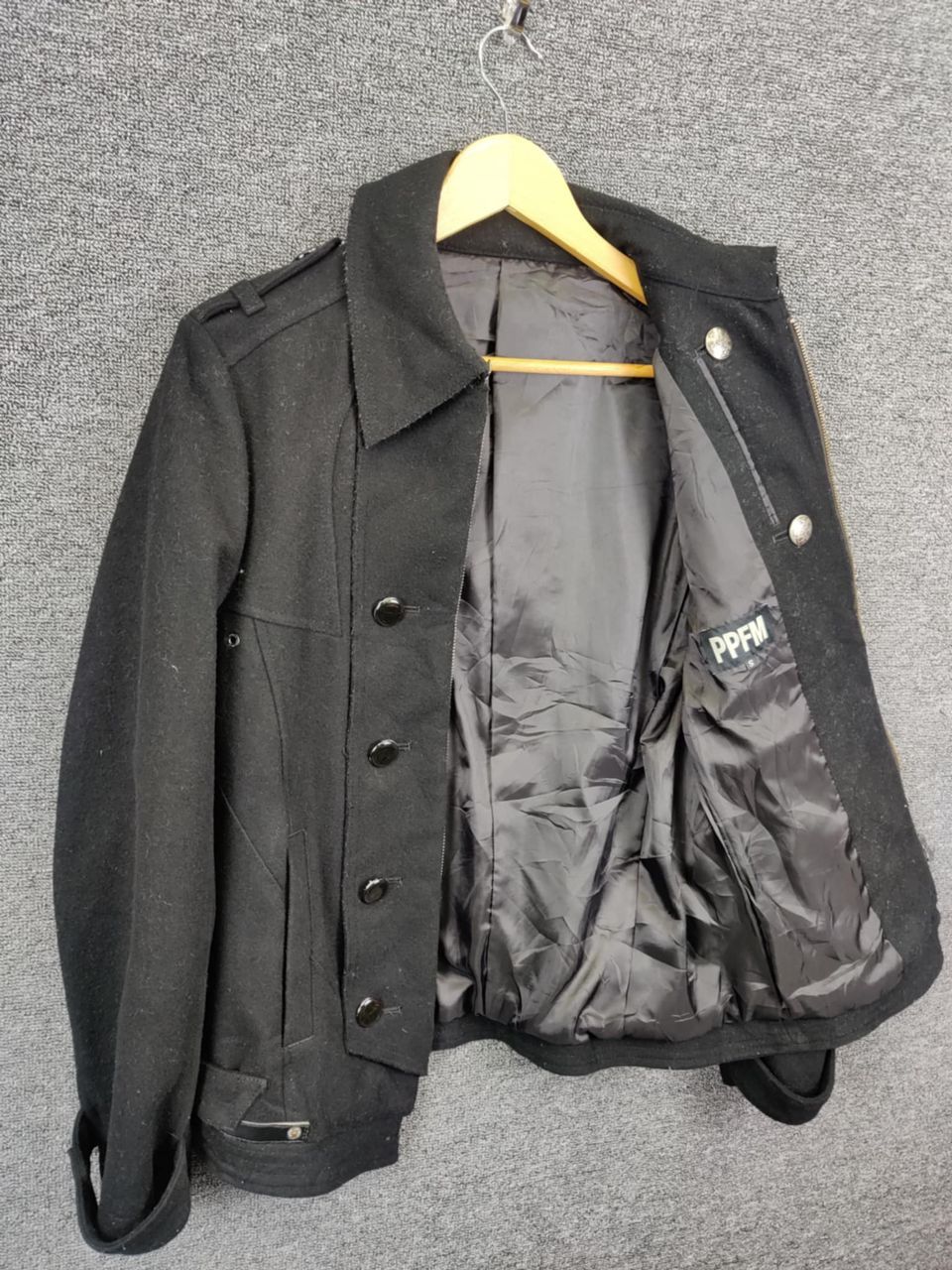 PPFM Vintage PPFM Napoleon Wool Zip Up Jacket Size US S / EU 44-46 / 1 - 8 Thumbnail