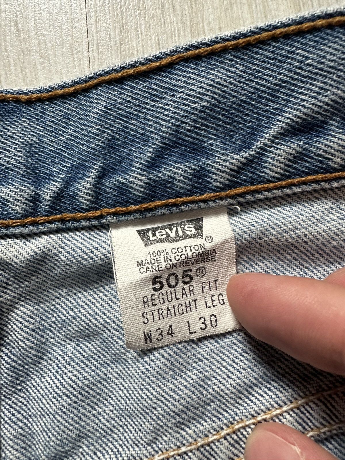 Levi's Vintage Levi's 505 Pants 34/30 Size US 34 / EU 50 - 10 Thumbnail