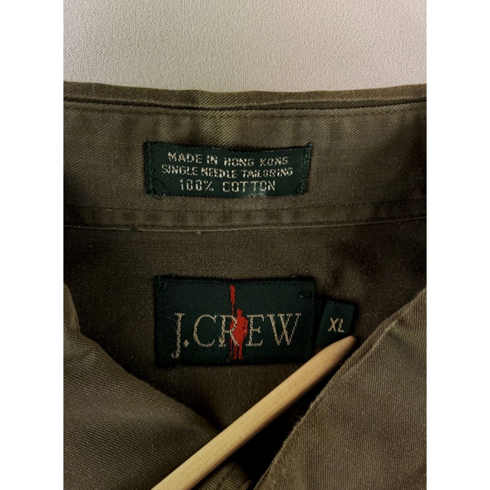 J.Crew VINTAGE J.CREW Oarsmen Button-Down Shirt Gray Long Sleeve Mens XL Size US XL / EU 56 / 4 - 2 Thumbnail