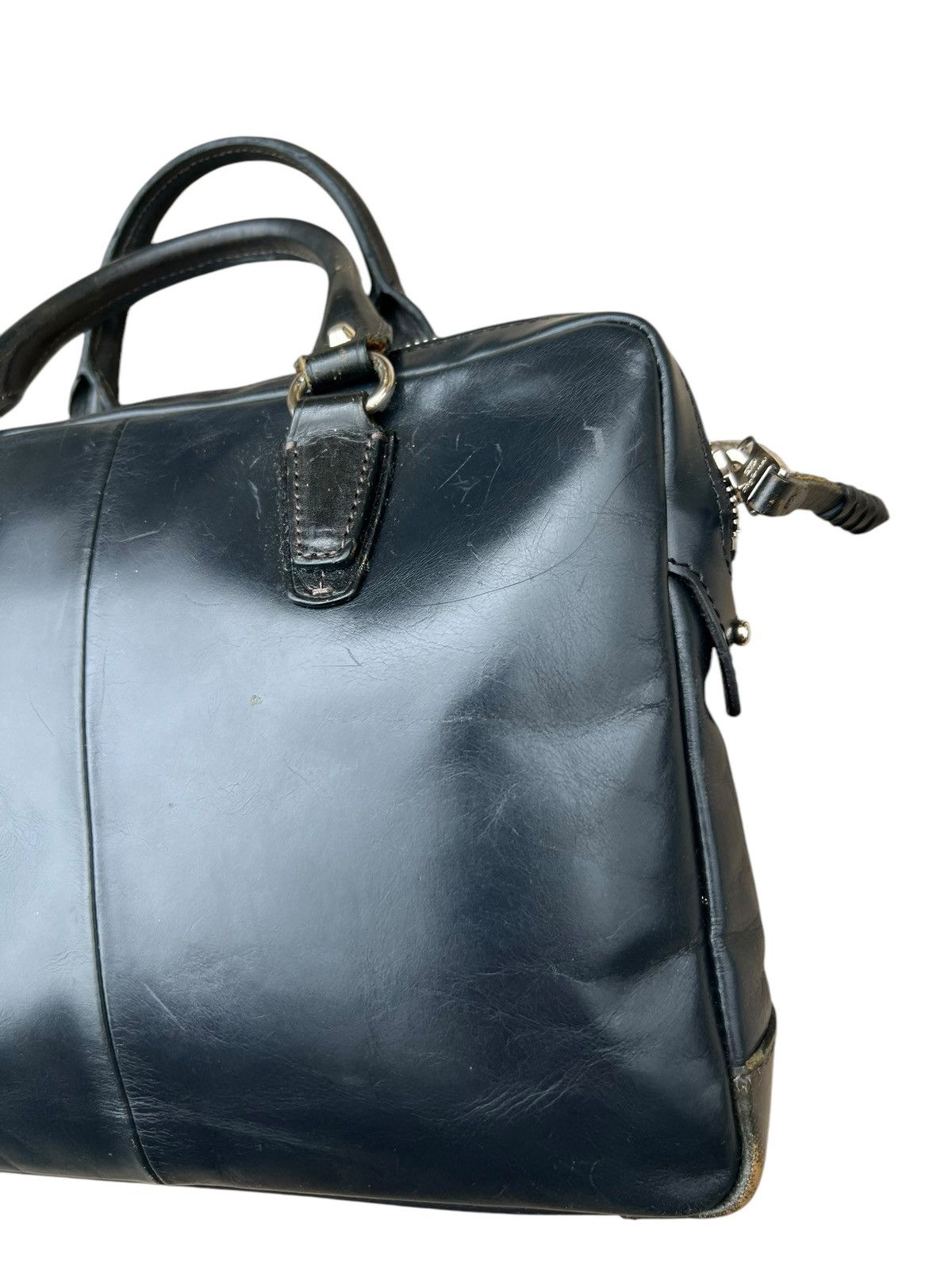 Kiefer neu Japan Distress Scratches Patina Leather Mini Bag