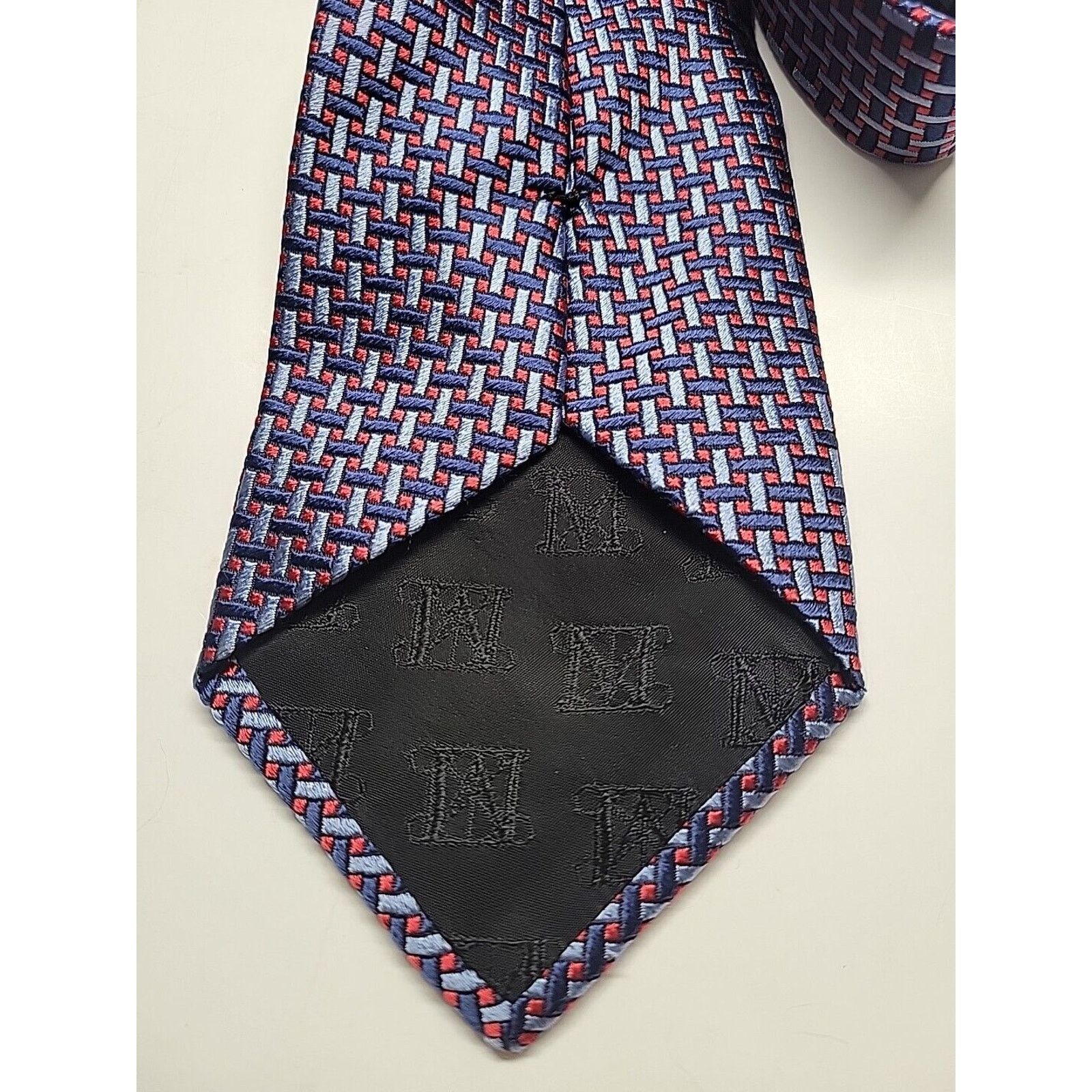 Other Metropolitan Museum of Art Tie Silk Two Tone Blue Red Weave Size ONE SIZE - 3 Thumbnail