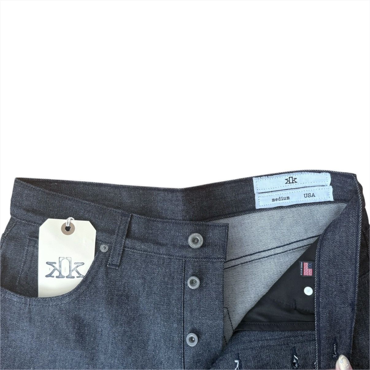 K-Two Studios K-Two 14.5oz Selvedge Heavy Denim V2 Jeans - Indigo Size US 31 - 5 Thumbnail