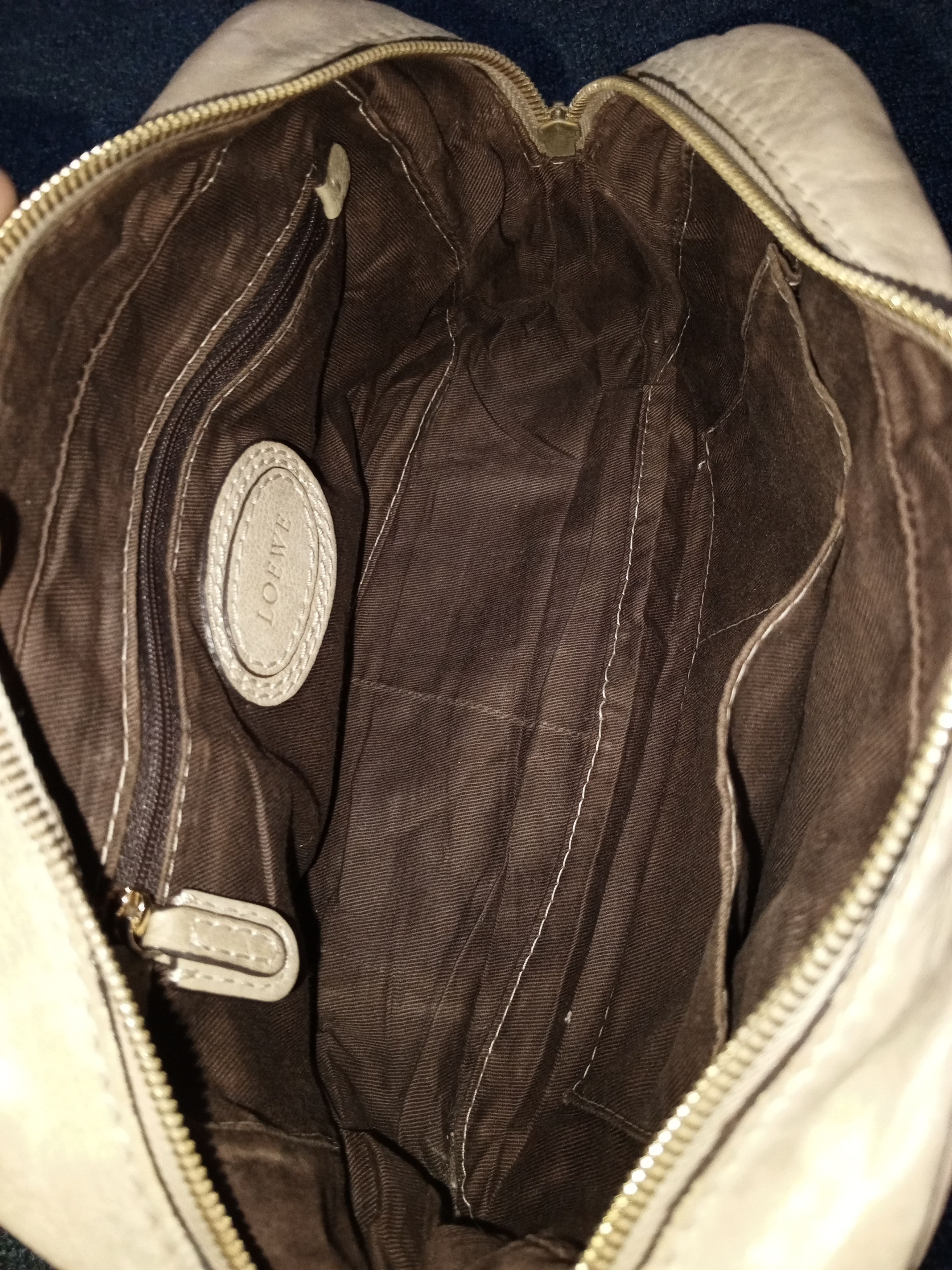Loewe LOEWE 340712 BEIGE LEATHER HANDLE BAGS Size ONE SIZE - 12 Thumbnail