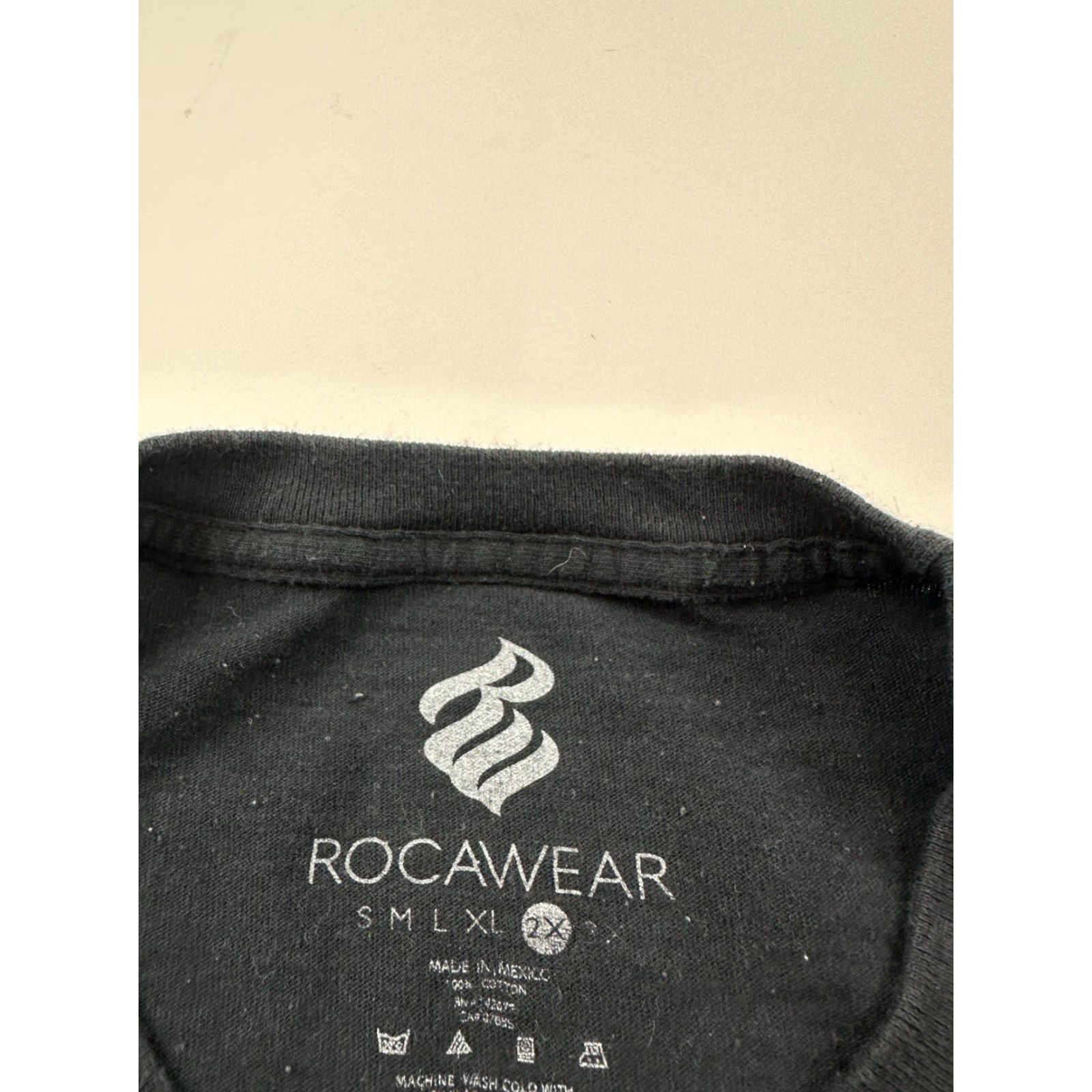 Rocawear VINTAGE Rocawear Shirt Mens 2XL Blue Logo Graphic Print Hip Hop 80s 90s T-Shirt Men Size US XXL / EU 58 / 5 - 4 Thumbnail