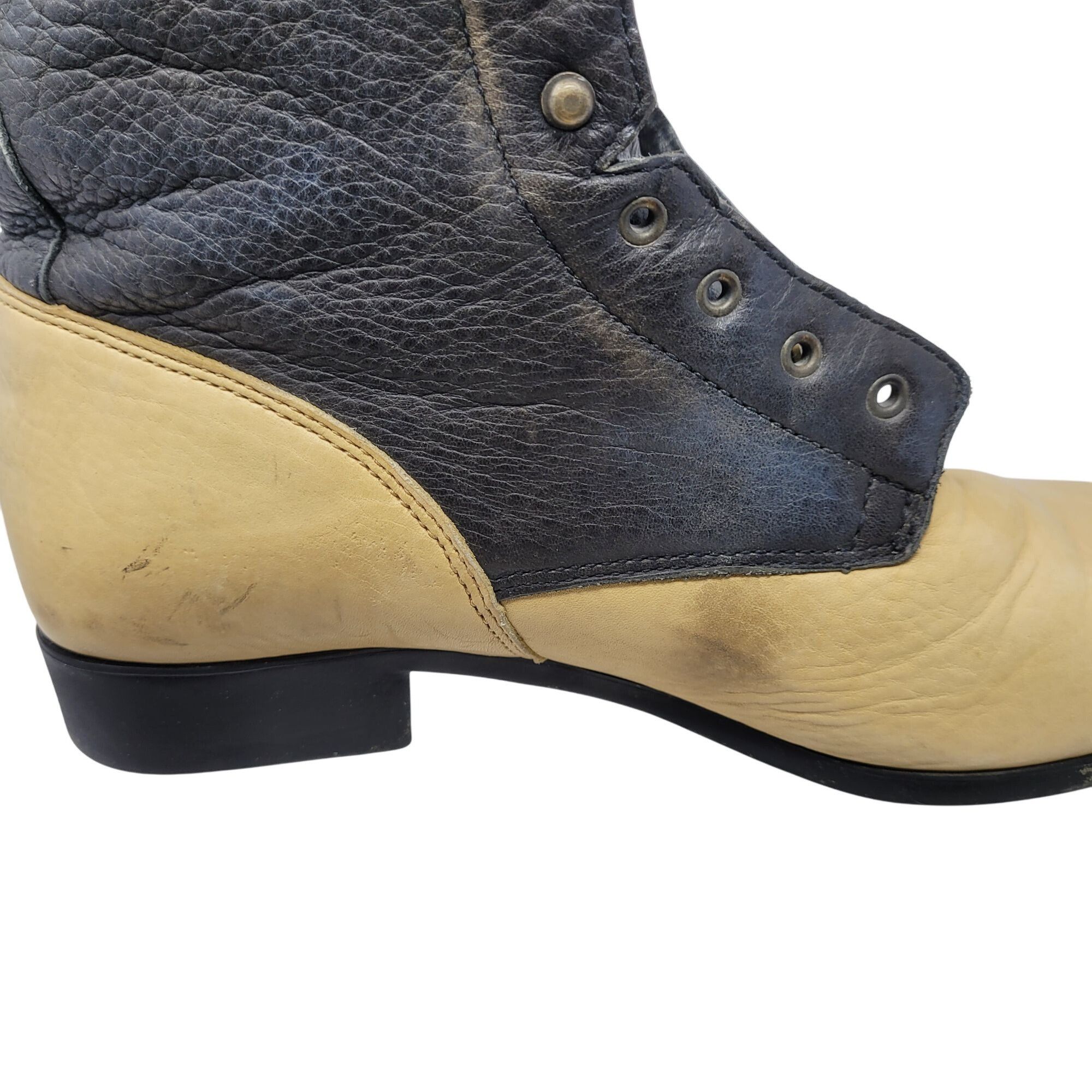 Ariat Ariat Womens Western Leather Ankle Boots 11 Color Blocked B Size US 11 / IT 41 - 9 Thumbnail
