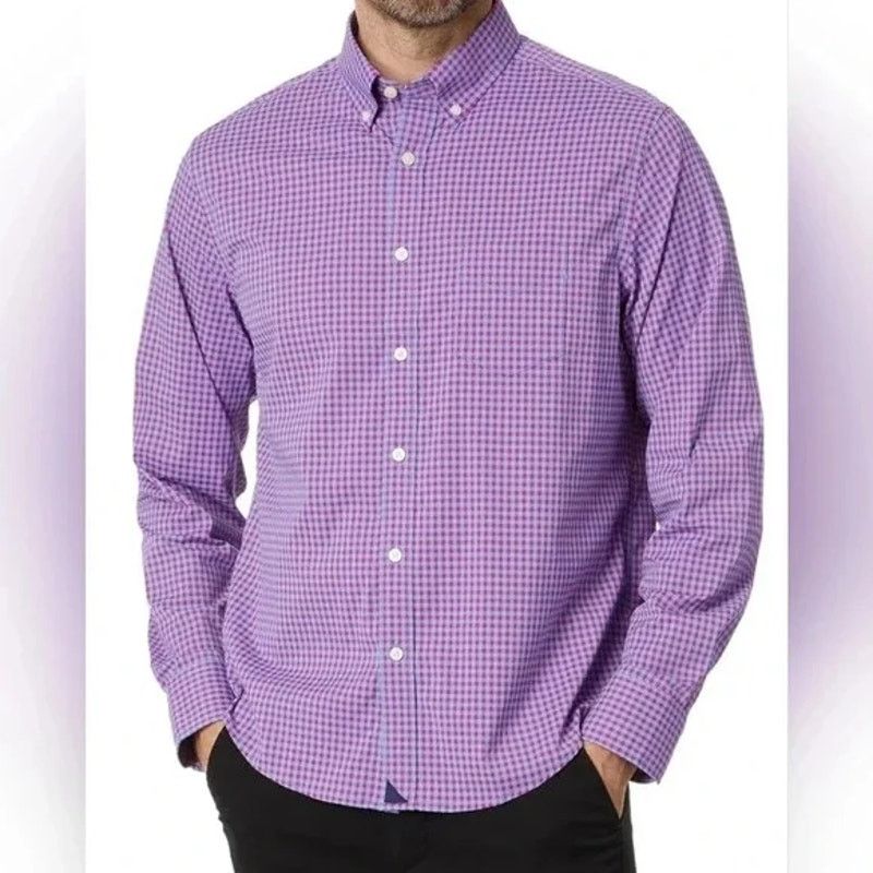 UNTUCKit UNTUCKit Slim Fit Button Down Shirt Red/Blue Check Men's XL Size US XL / EU 56 / 4 - 1 Thumbnail