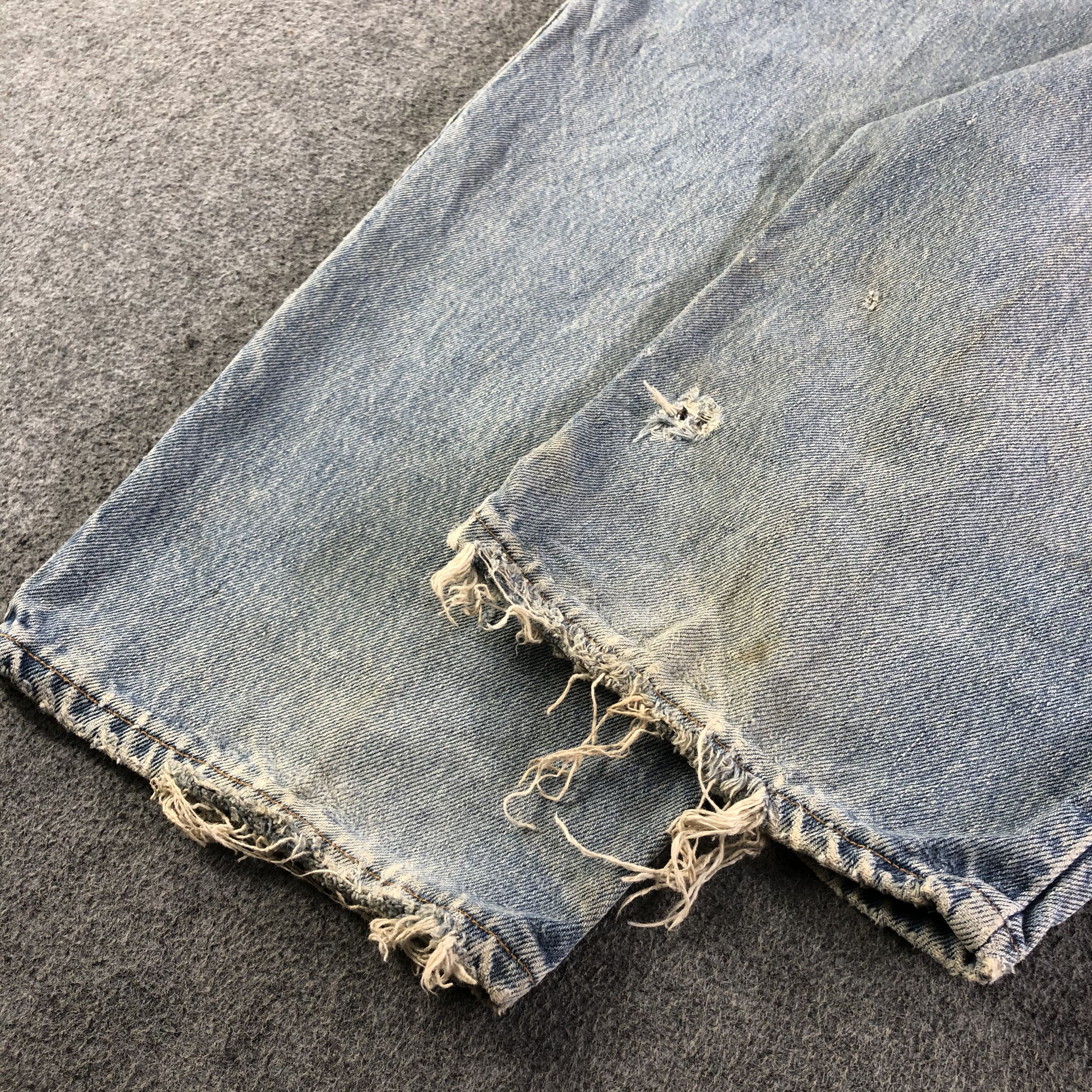 Levi's × Vintage Vintage Light Wash Levis 570 Jeans-J4279 Size US 37 - 6 Thumbnail