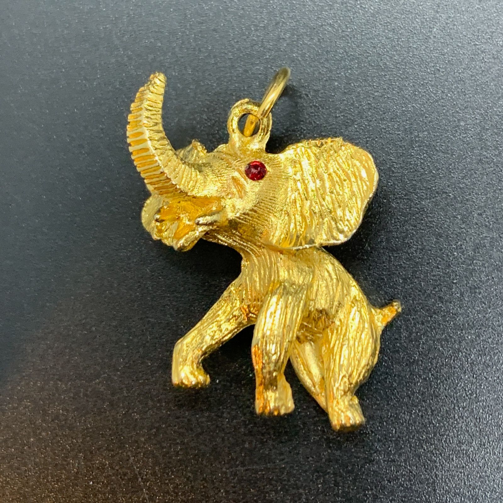 Other House of Borvani HOBCO Elephant Rhinestone Charm 1-3/8" Size ONE SIZE - 1 Thumbnail