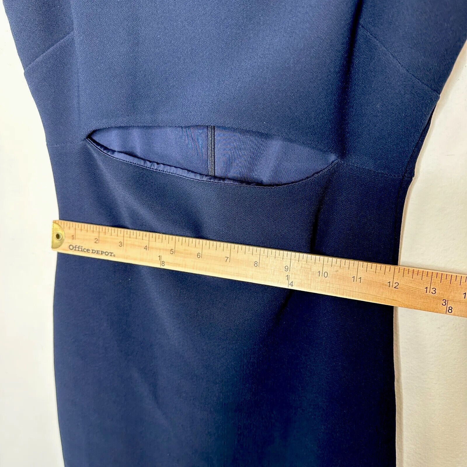 BEC + BRIDGE Bec + Bridge Navy Peek-A-Boo Midriff Cutout Zip Midi Dress 4 Size S / US 4 / IT 40 - 5 Thumbnail