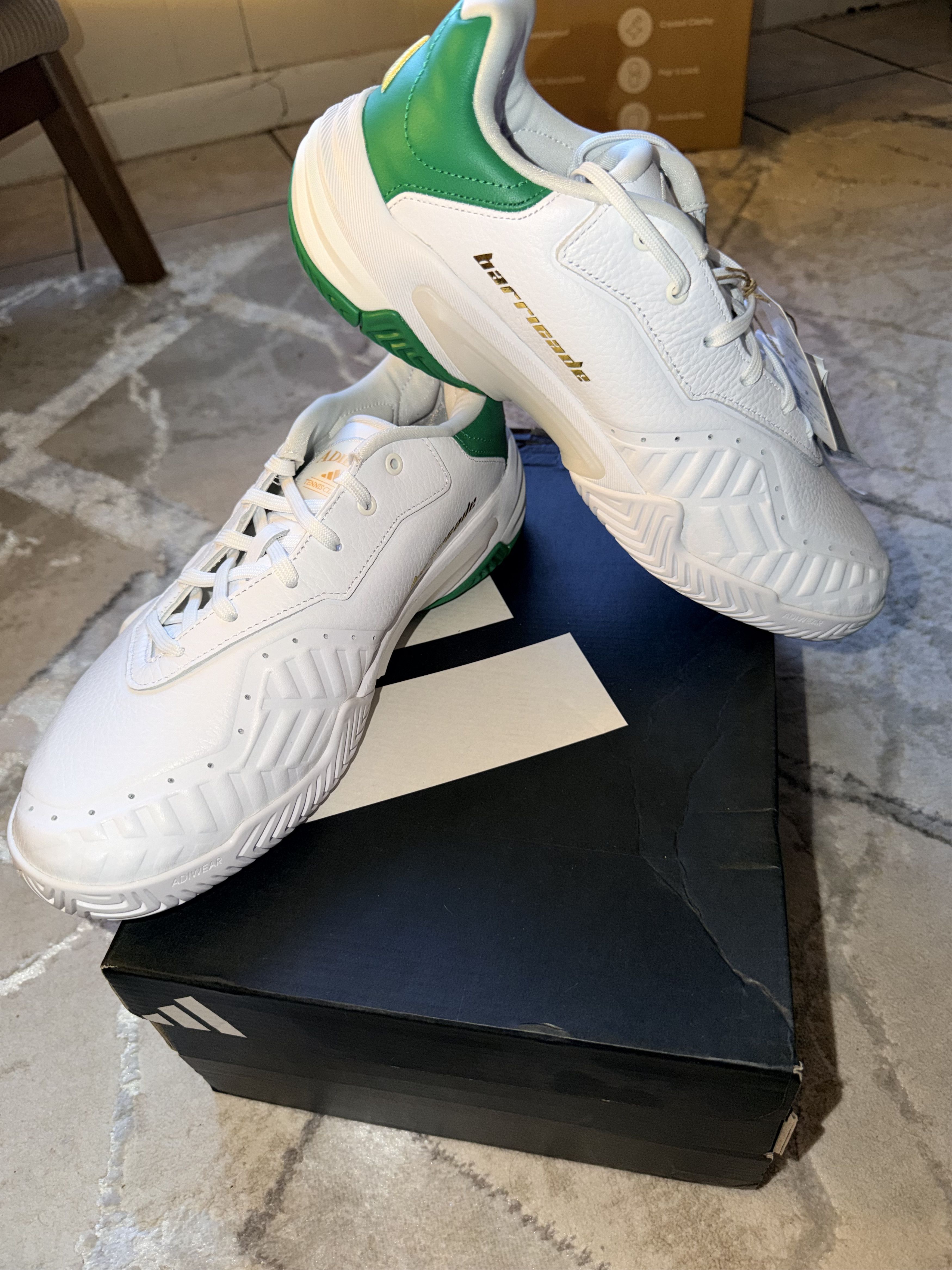 Adidas Adidas Barricade 13 M Leather Size US 9.5 / EU 42-43 - 1 Thumbnail