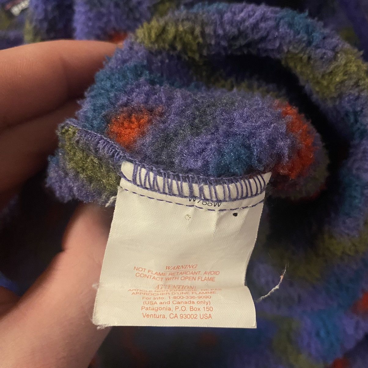Patagonia × Vintage Vintage Patagonia 1994 Tehuelche Blueberry Synchilla USA Size US M / EU 48-50 / 2 - 9 Thumbnail