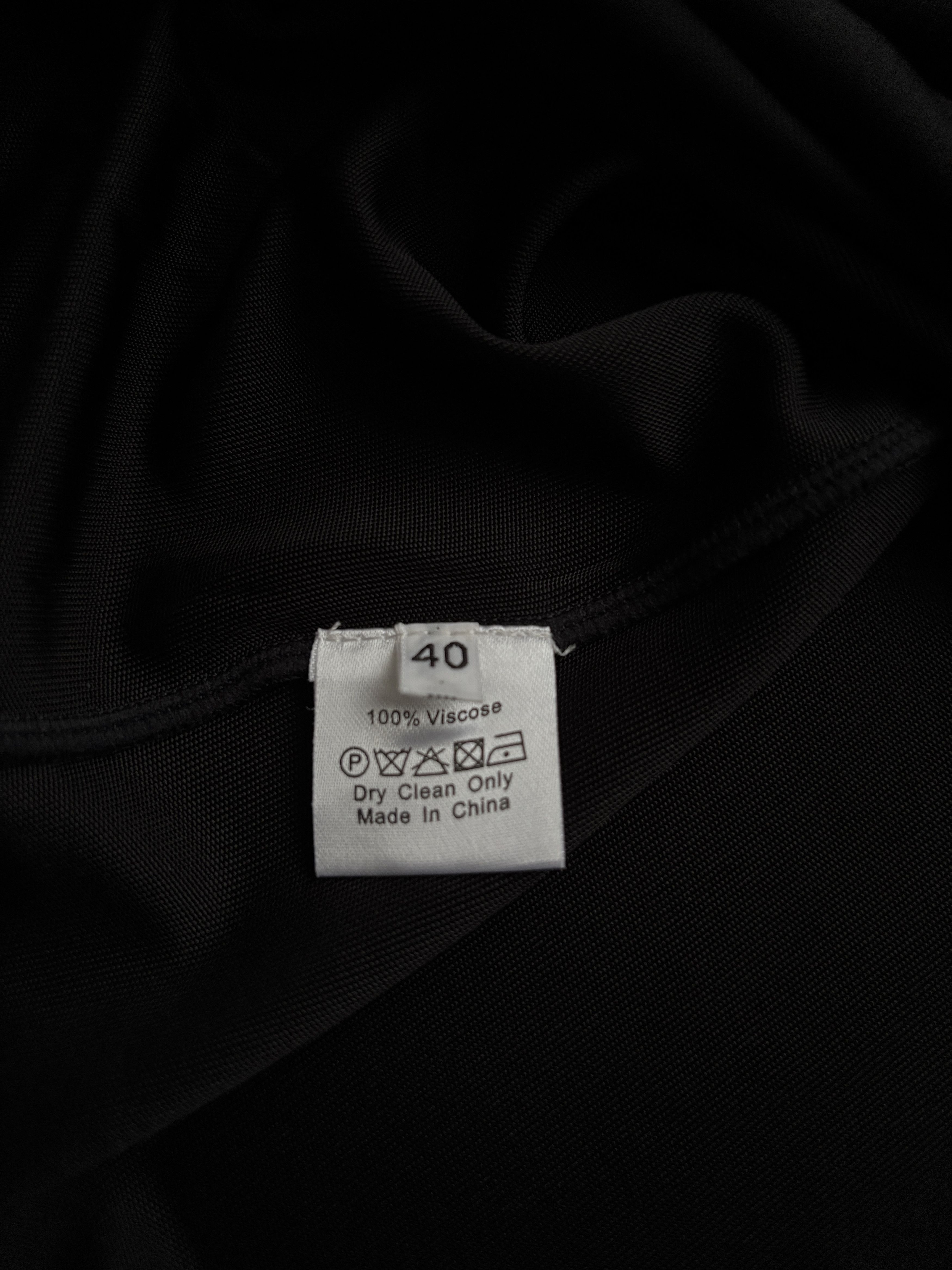 Hussein Chalayan ⚡️QUICK SALE⚡️Chalayan Black Sleeveless Draped Blouse Top Size M / US 6-8 / IT 42-44 - 4 Thumbnail