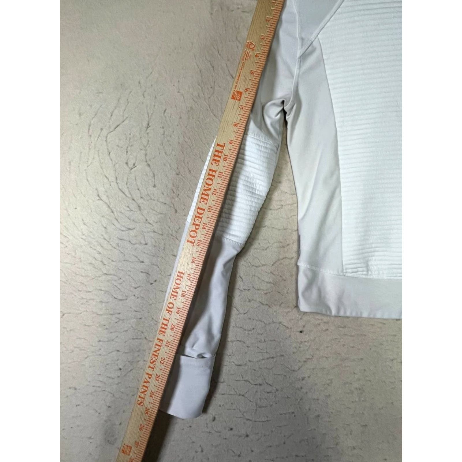 Vintage Mondetta White Full Zip Moto Style Jacket XS Women Regular See Pics Size XS / US 0-2 / IT 36-38 - 5 Thumbnail
