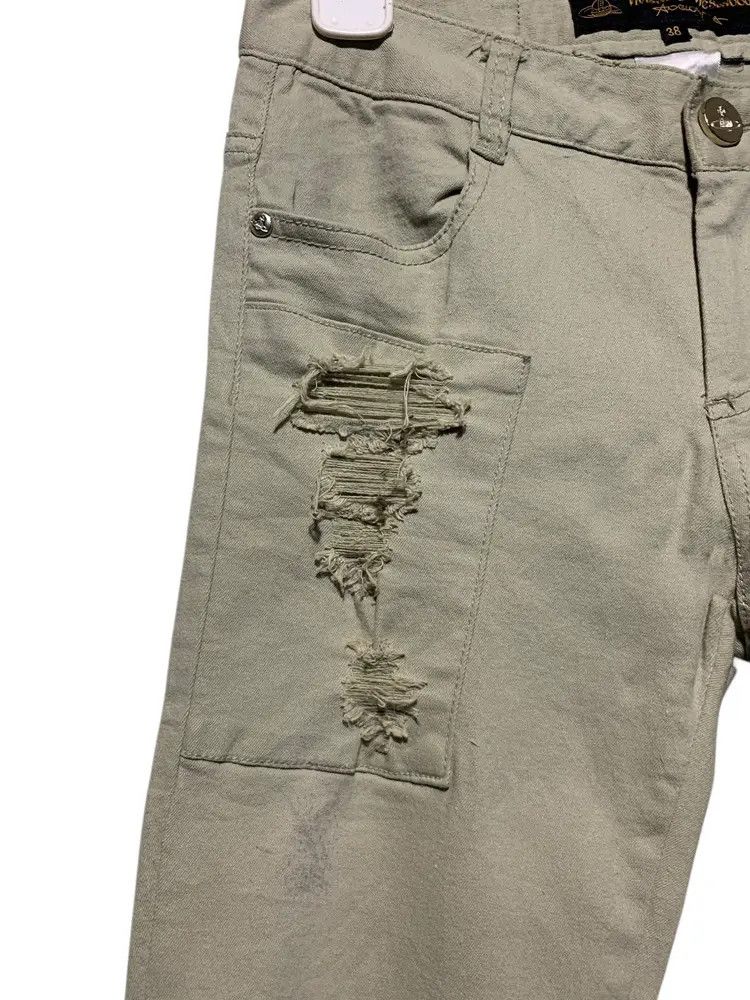 Vivienne Westwood Vivienne Westwood Anglomania patchwork embroidery logodenim Size 26" / US 2 / IT 38 - 4 Thumbnail