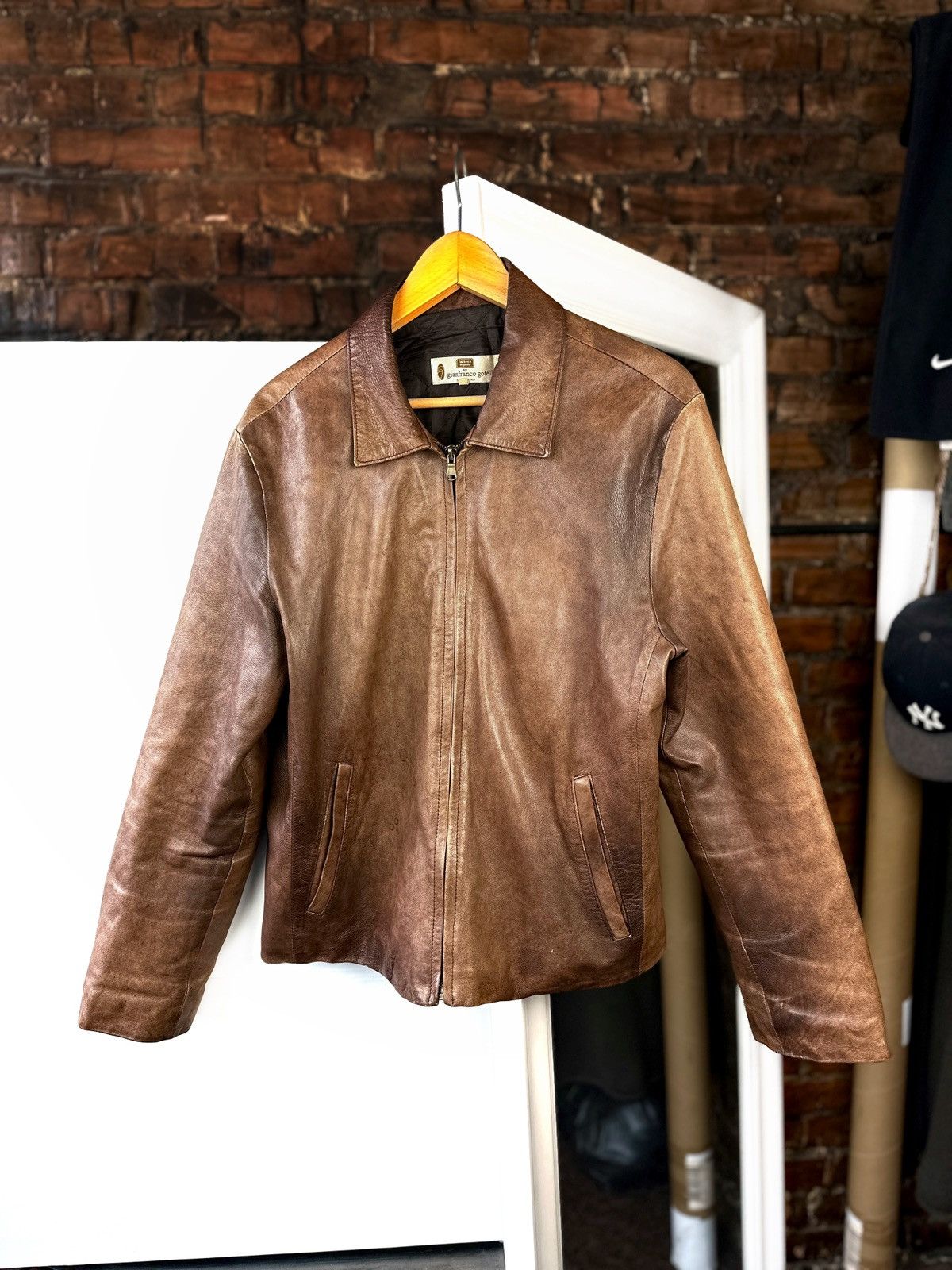 Men's Gianfranco Ferre Leather Jackets | Grailed