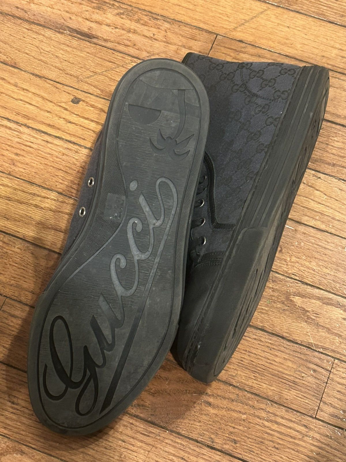 Gucci GUCCI Interlocking GG Design Canvas Size US 12 / EU 45 - 7 Thumbnail