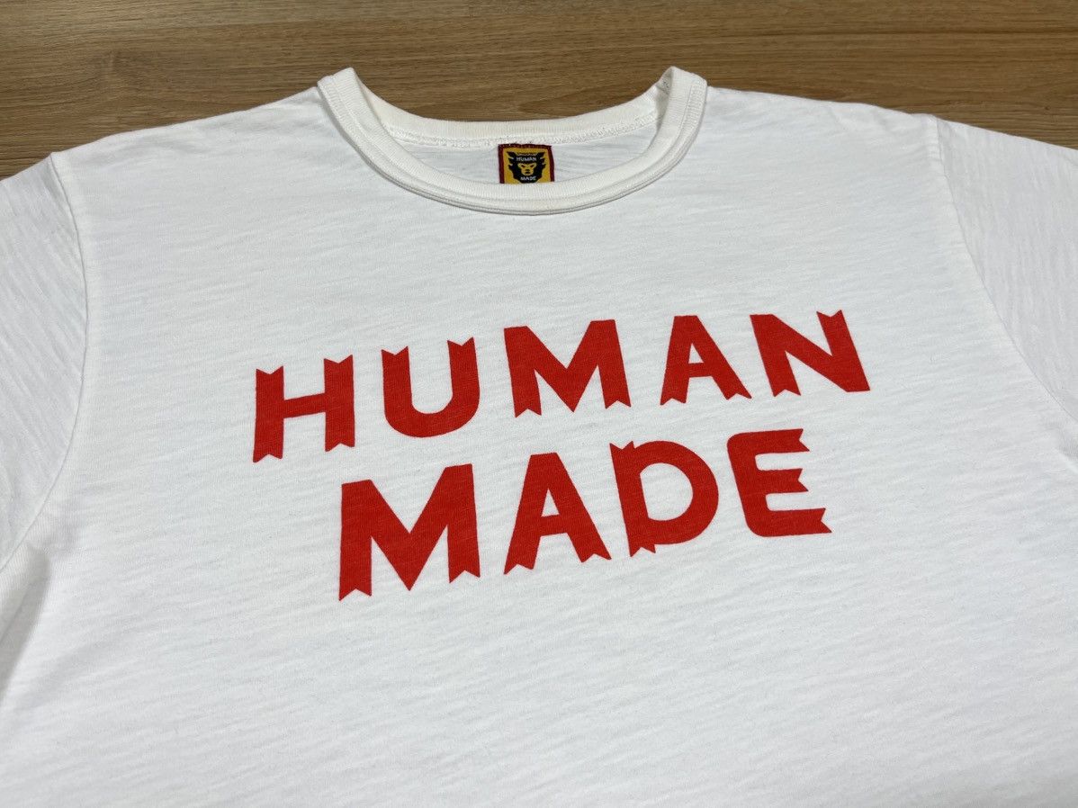 Human Made Human Made Dry Alls Logo Size L White T-shirt Size US L / EU 52-54 / 3 - 3 Thumbnail