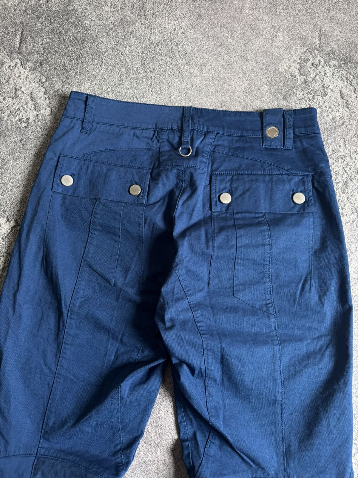 Other High Use USA8/UK12/F40 blue 3D pants chinos trousers Y2K Size 30" / US 8 / IT 44 - 3 Thumbnail