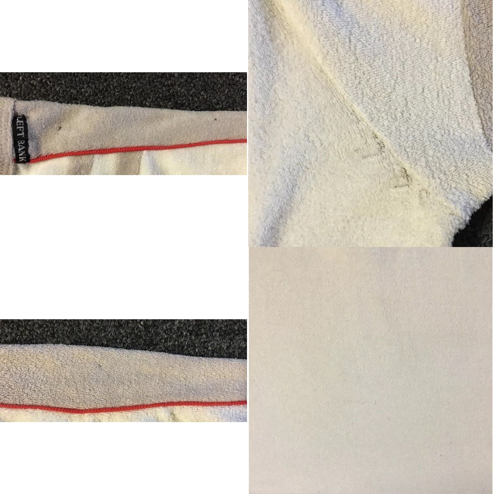 Vintage Vtg 70s Terry Cloth Faded Striped Polo Shirt XS Grunge Vaporwave Surf Skate Beach Single Stitch Rugby Men Short Sleeve White Size US XS / EU 42 / 0 - 8 Thumbnail