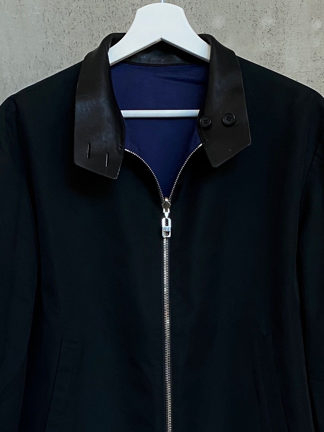 Balenciaga Balenciaga FW11– Reversible Jacket with Leather Collar Size US L / EU 52-54 / 3 - 3 Thumbnail