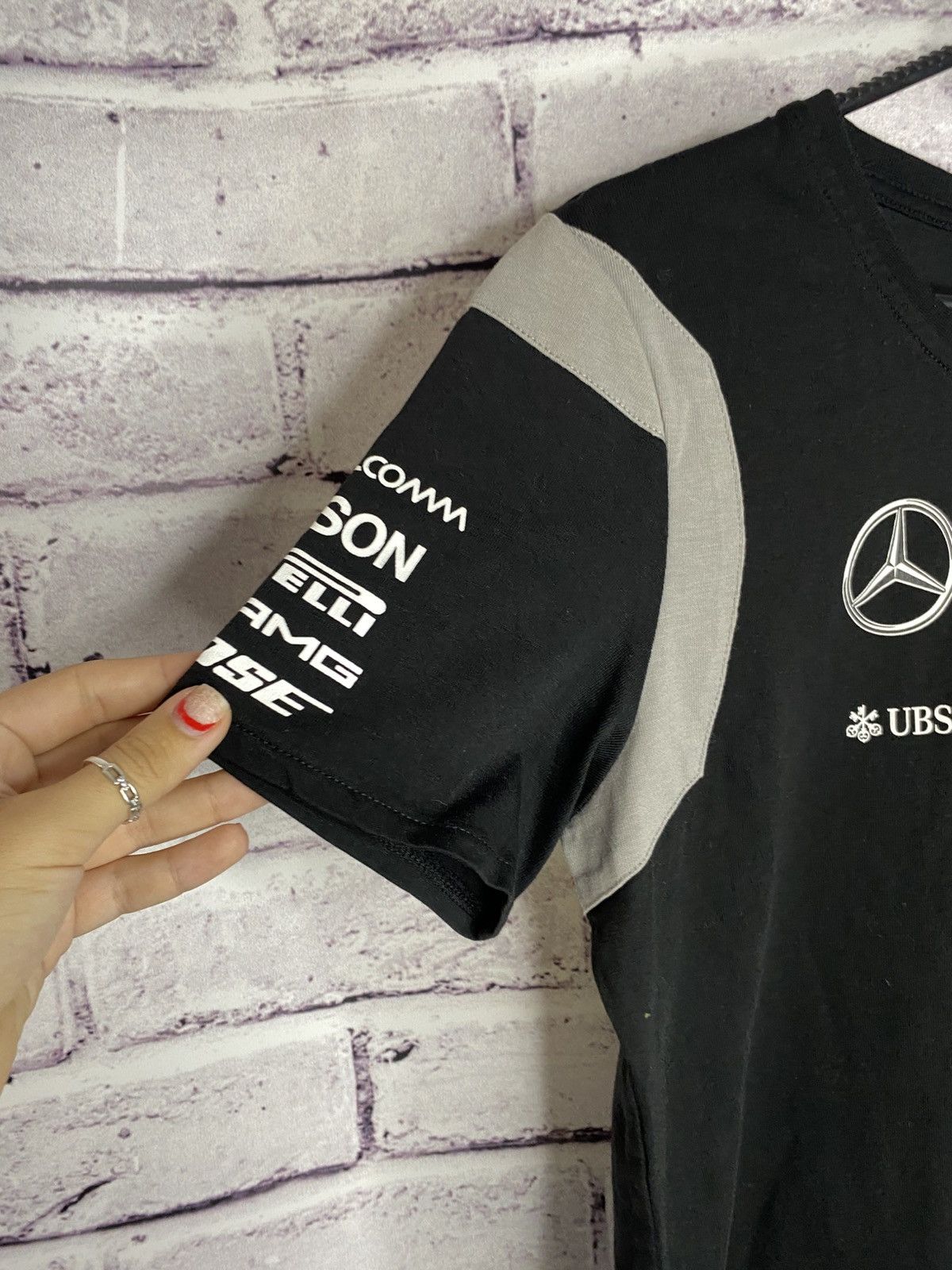 Hugo Boss × Mercedes-Benz Mens Vintage Mercedes AMG Petronas Formula One Team T Shirt Size US S / EU 44-46 / 1 - 4 Thumbnail
