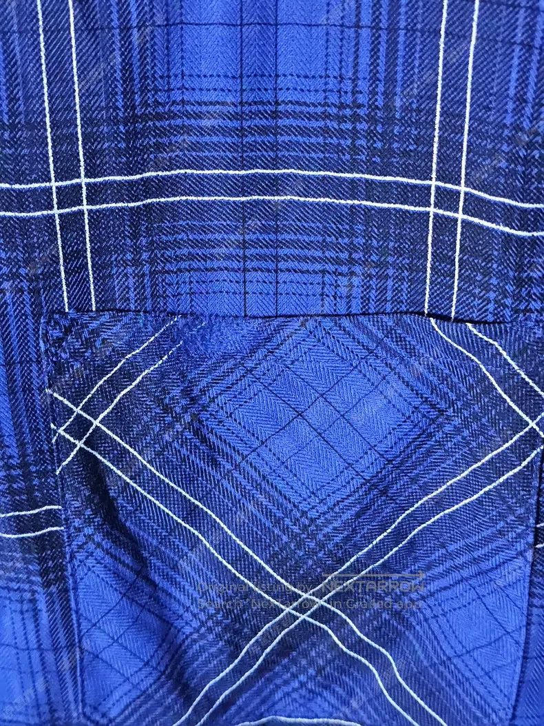 Amiri Amiri Blue Plaid Long Sleeve Shirt Size US L / EU 52-54 / 3 - 5 Thumbnail
