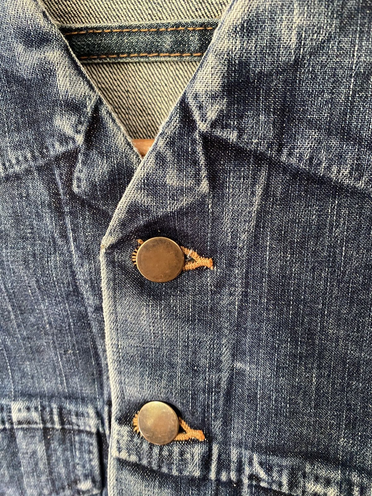 Maison MIHARA YASUHIRO 🔥2000s 🔥 OG trompe l'oeil denim Jacket Size US S / EU 44-46 / 1 - 9 Thumbnail