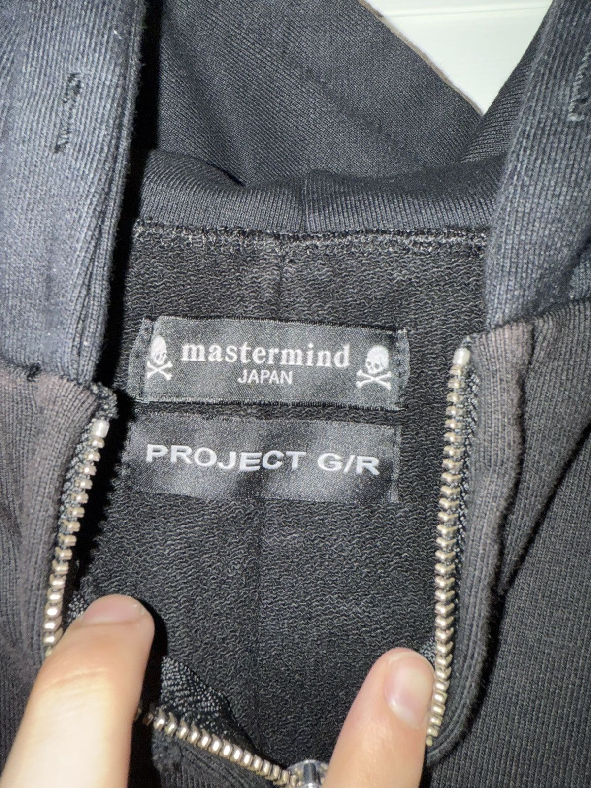 Mastermind Japan × PROJECT G/R Mastermind Japan x Project G/R Reconstructed Zip-Up Hoodie Size US M / EU 48-50 / 2 - 7 Thumbnail